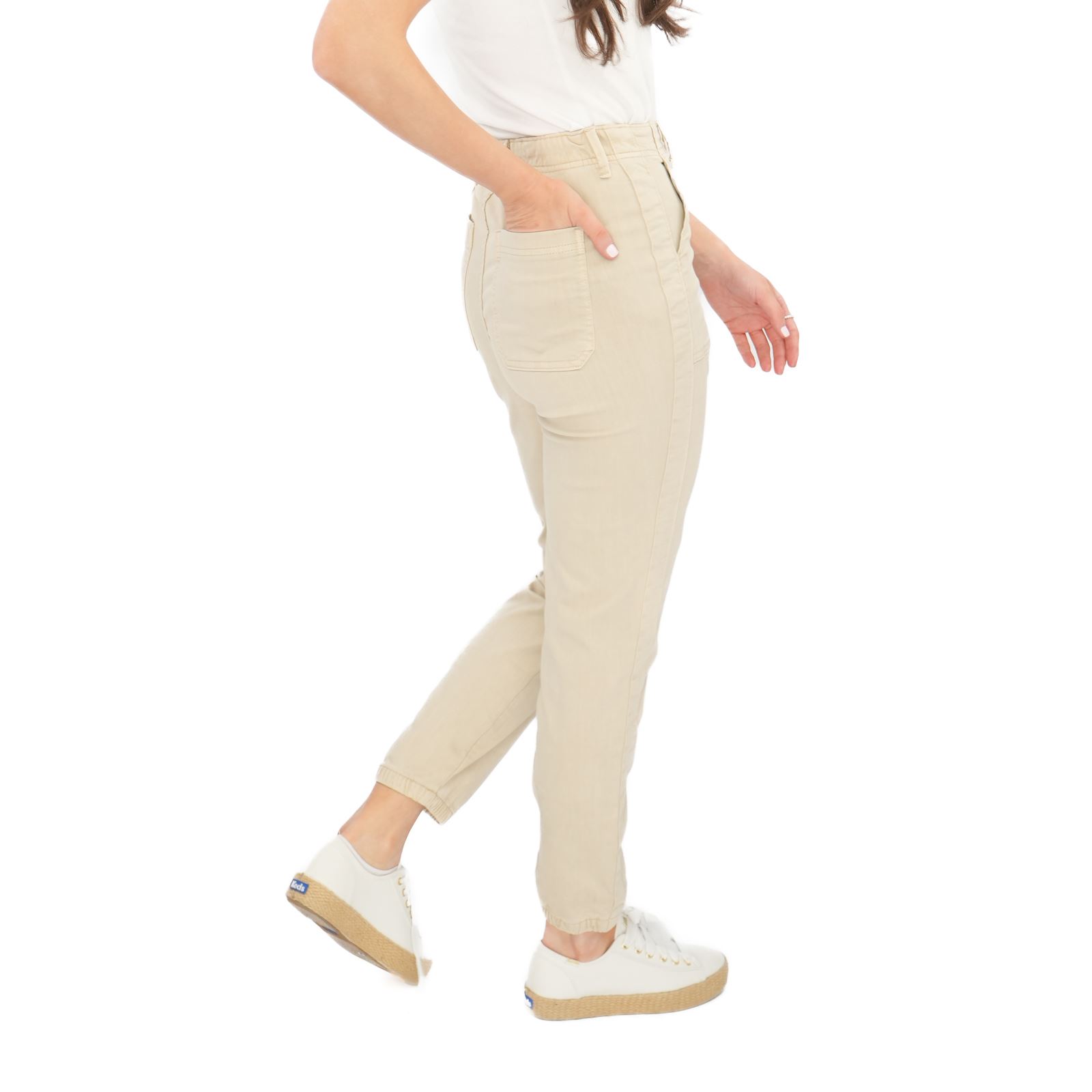 Womens M&S Cotton Blend Jogger Slim Fit Stretch Elasticated All Day Comfort - Picture 12 of 80