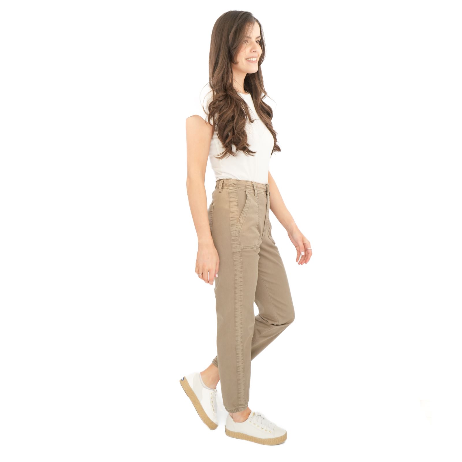 Womens M&S Cotton Blend Jogger Slim Fit Stretch Elasticated All Day Comfort - Picture 49 of 80