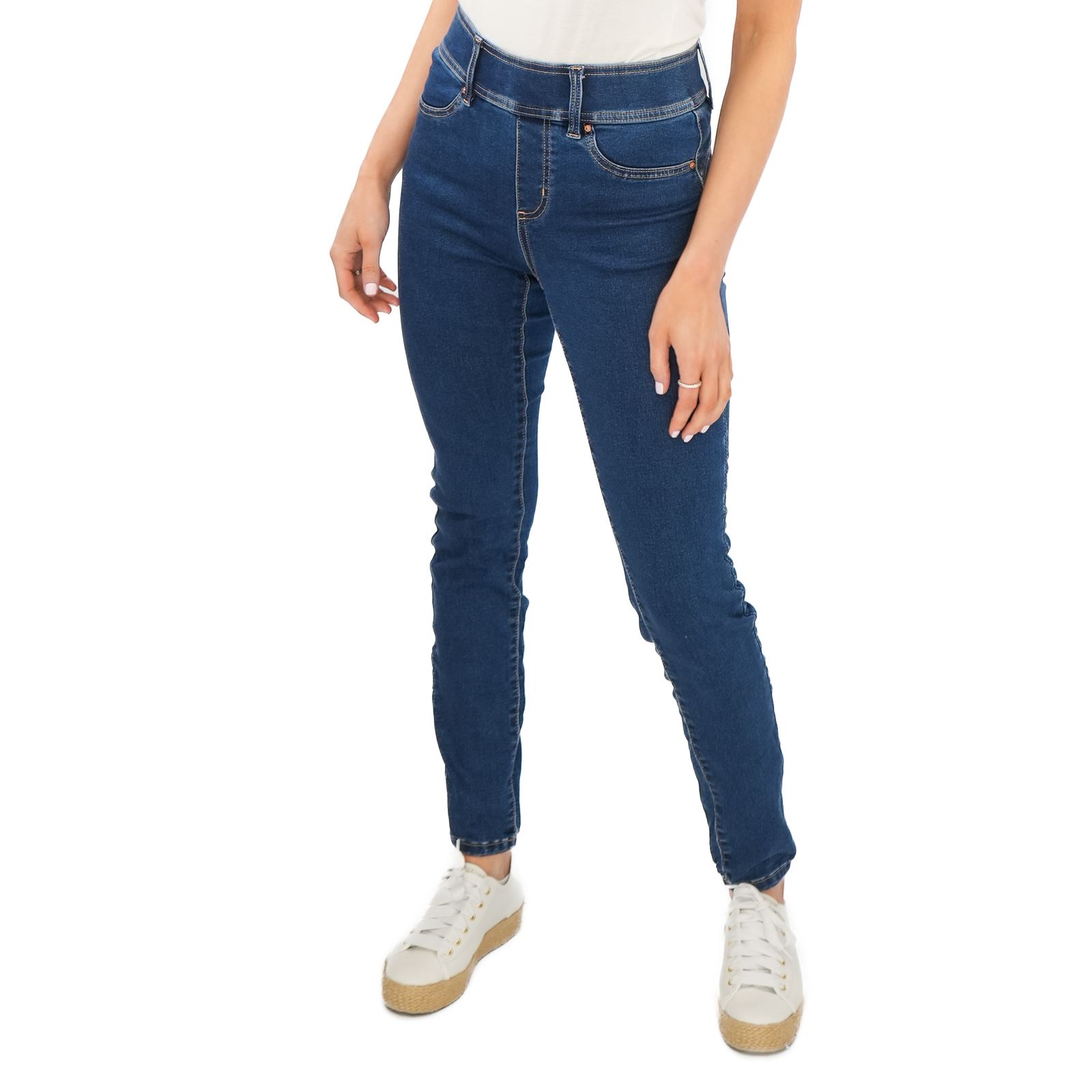 Womens Next Sculpt Leggings Super Stretch Pull On Dark Blue Black Denim Fabric - Picture 28 of 31