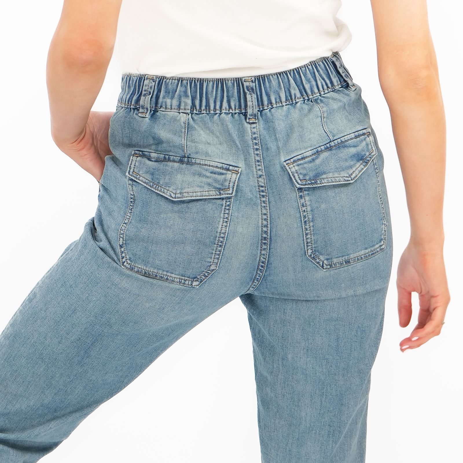 Womens M&S Slimfit Ankle Grazer Jogger Stretch Elasticated Waist & Cuff - Picture 33 of 40