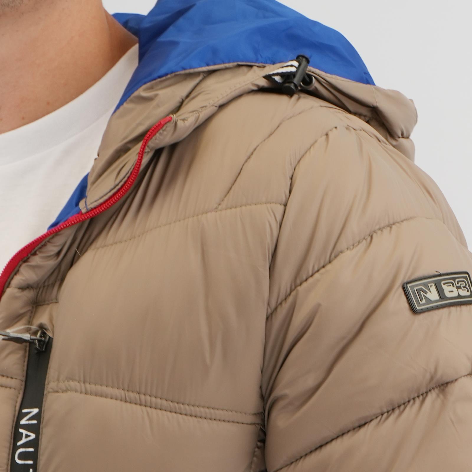 Nautica Mens Puffer Jacket Performance N83 Hooded Pockets Water Resistant - Picture 15 of 36