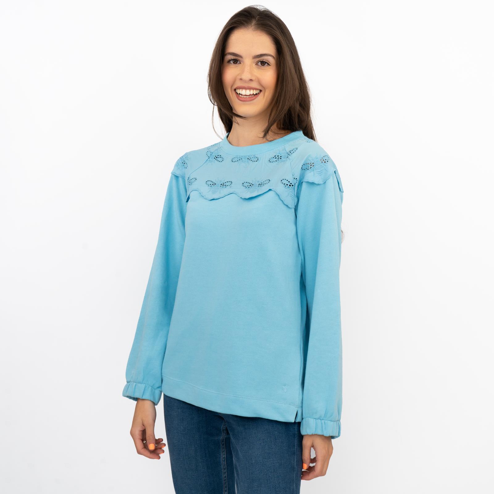 Joules Womens Jumper Sweatshirt Brinley Bees Embroidery Jersey Elasticated Cuffs - Picture 18 of 35