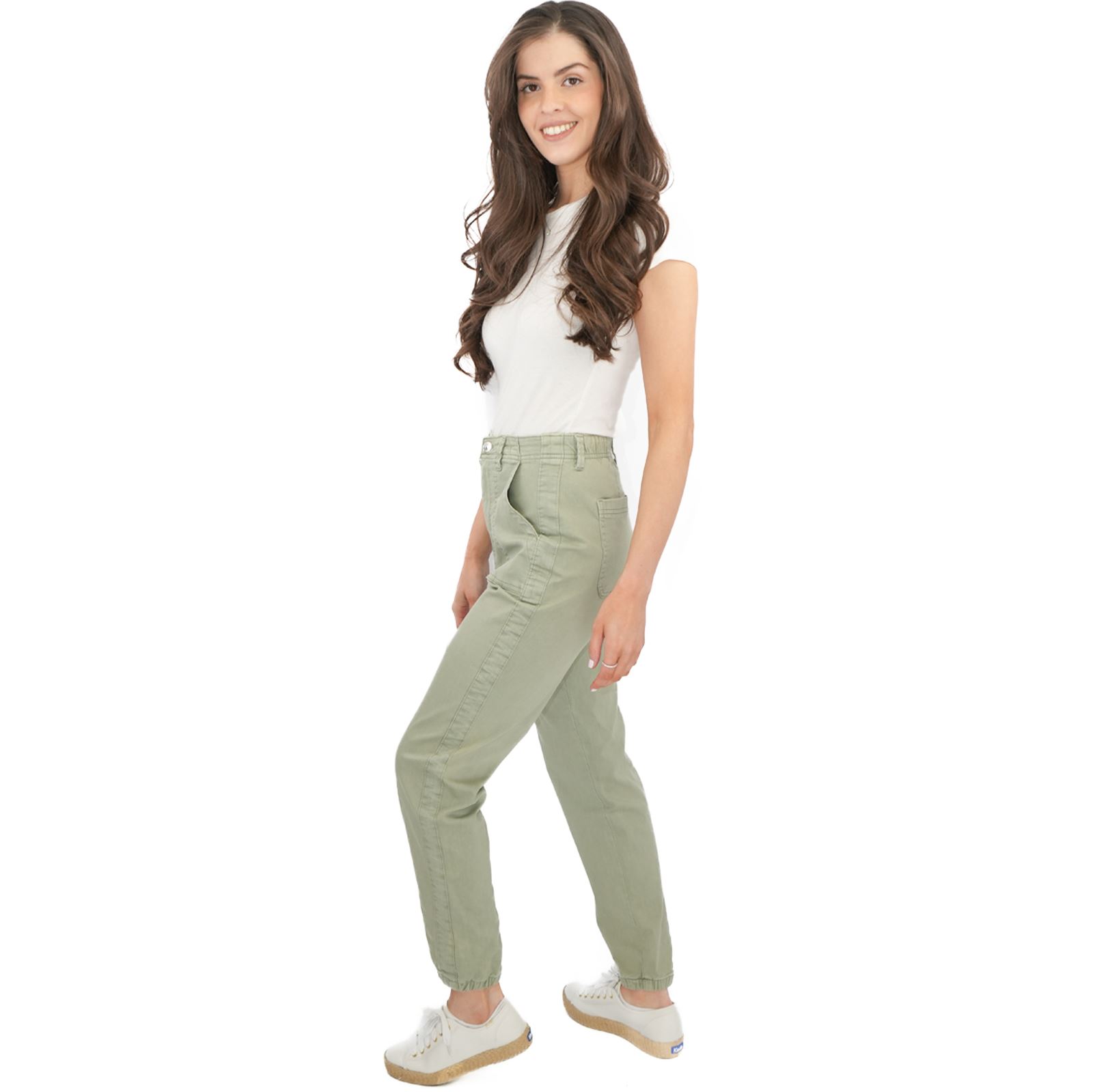 Womens M&S Cotton Blend Jogger Slim Fit Stretch Elasticated All Day Comfort - Picture 38 of 80
