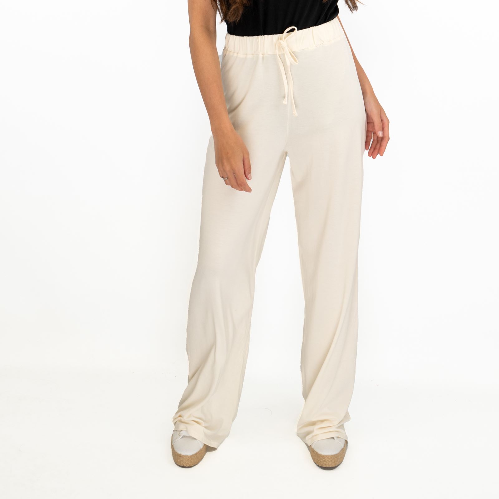 Coast Womens Trouser Joggers Cream Stretch Drawstring Elasticated Long Winter - Picture 11 of 14