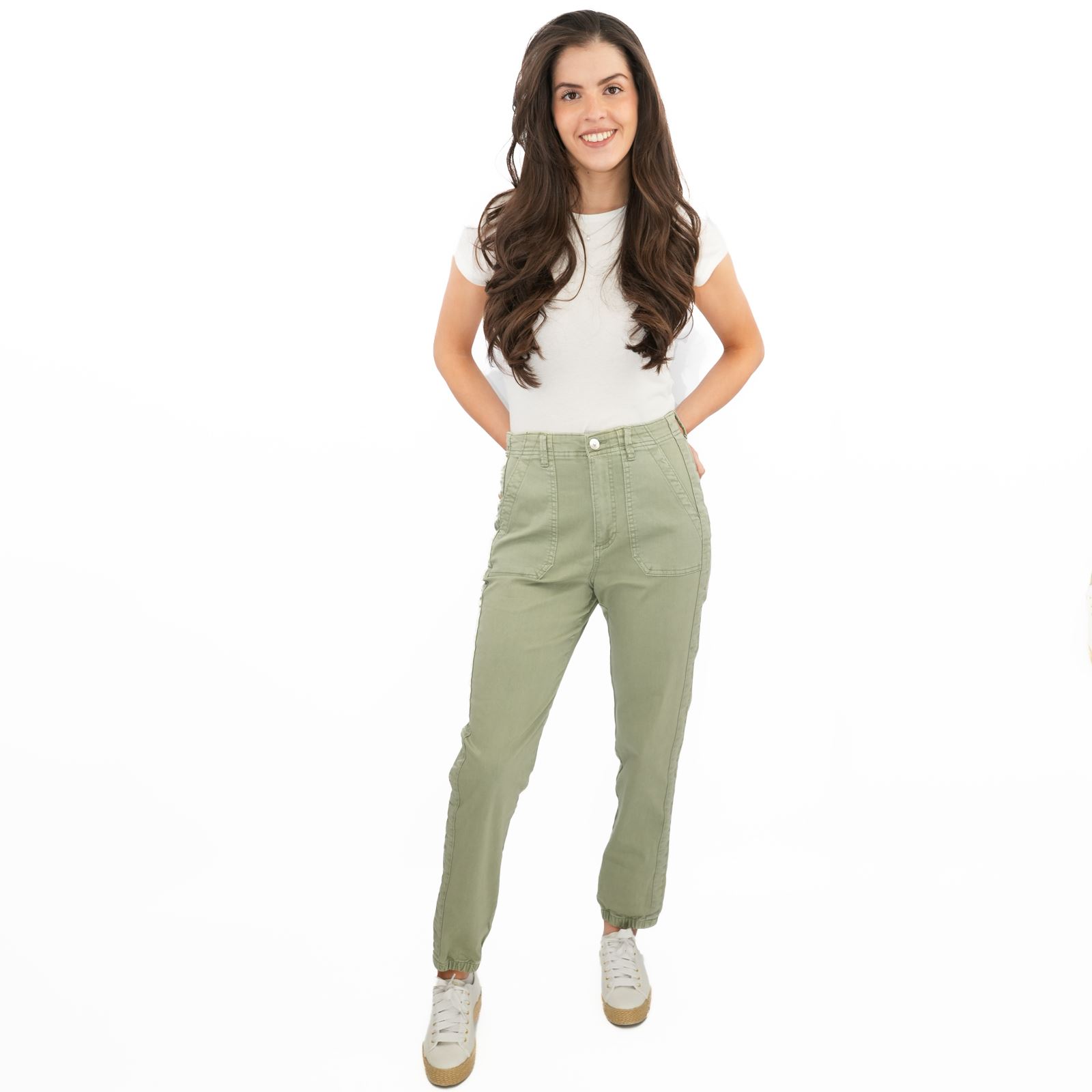 Womens M&S Cotton Blend Jogger Slim Fit Stretch Elasticated All Day Comfort - Picture 37 of 80