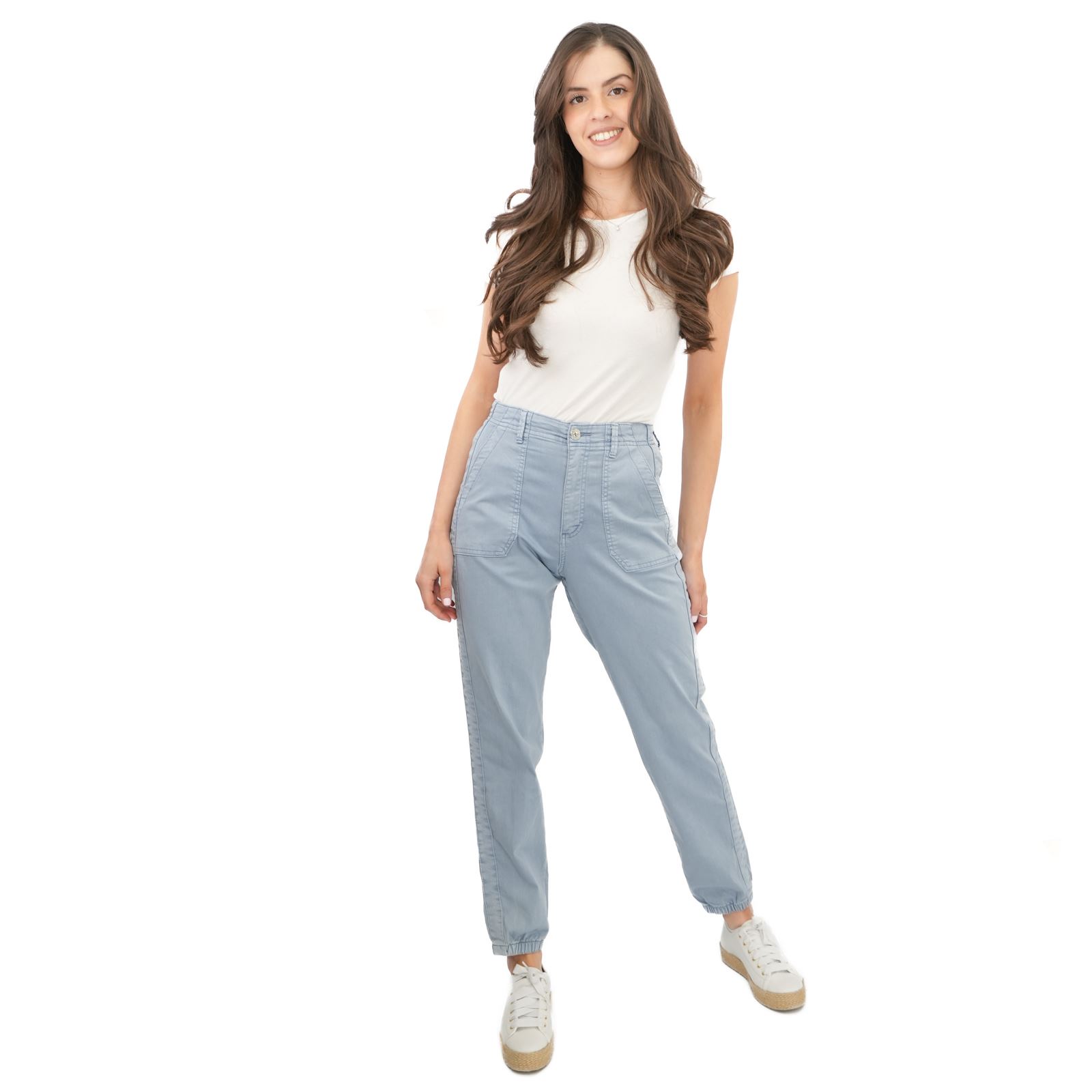 Womens M&S Cotton Blend Jogger Slim Fit Stretch Elasticated All Day Comfort - Picture 32 of 80