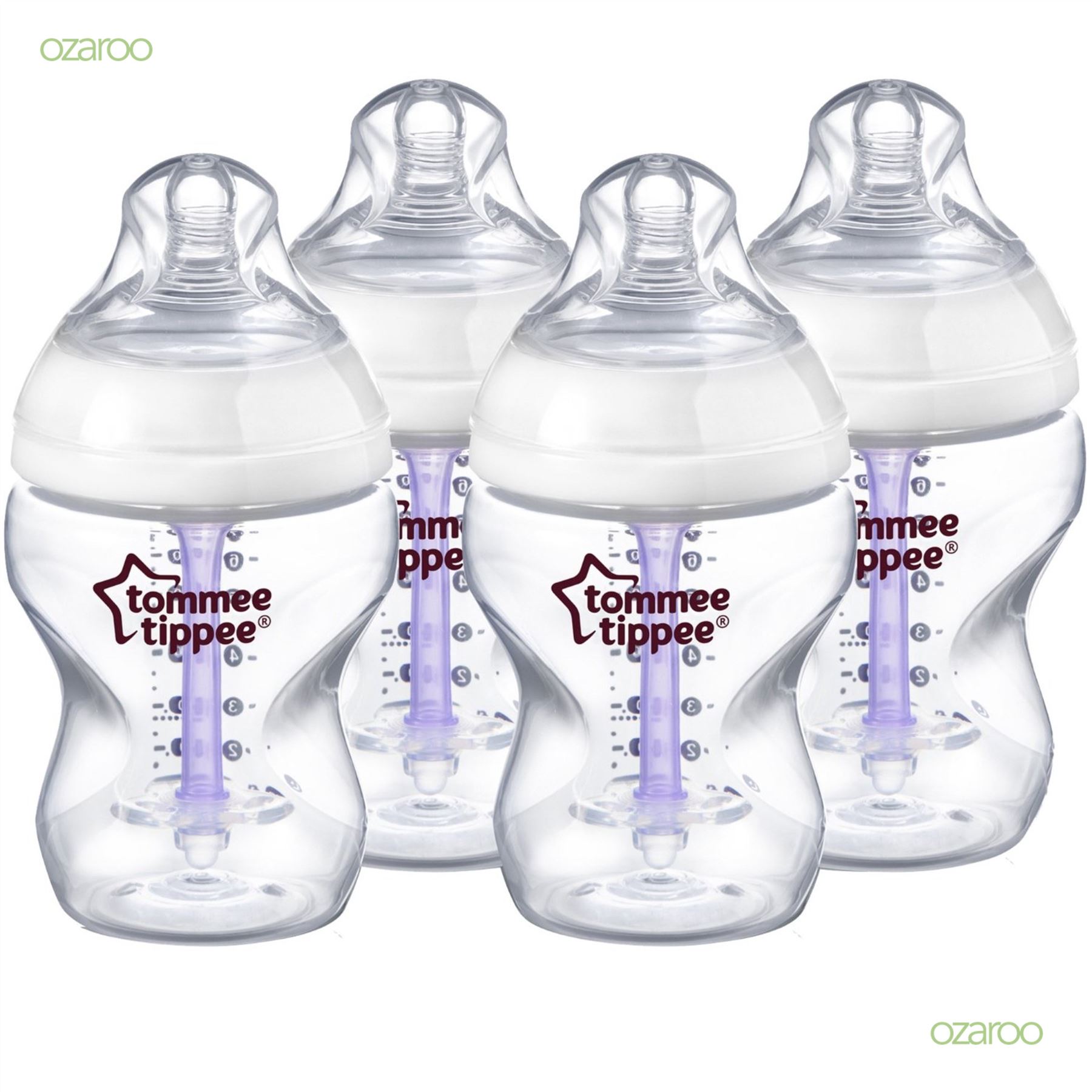 Tommee Tippee Advanced Comfort Anti Colic 260ml Baby Feeding Bottles 4
