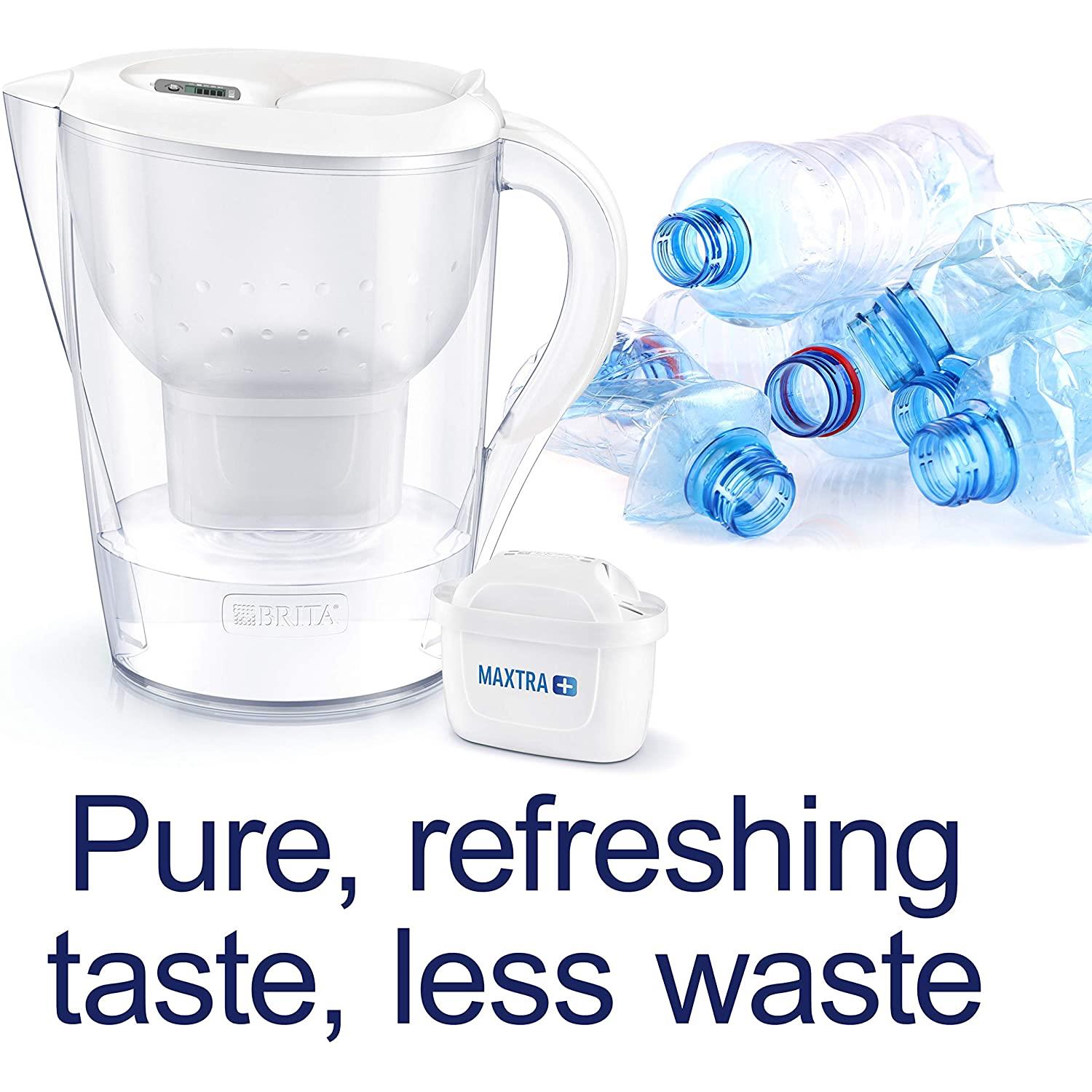 BRITA Marella XL MAXTRA+ Plus 3.5L Water Filter Jug + 1 Cartridge, Blue