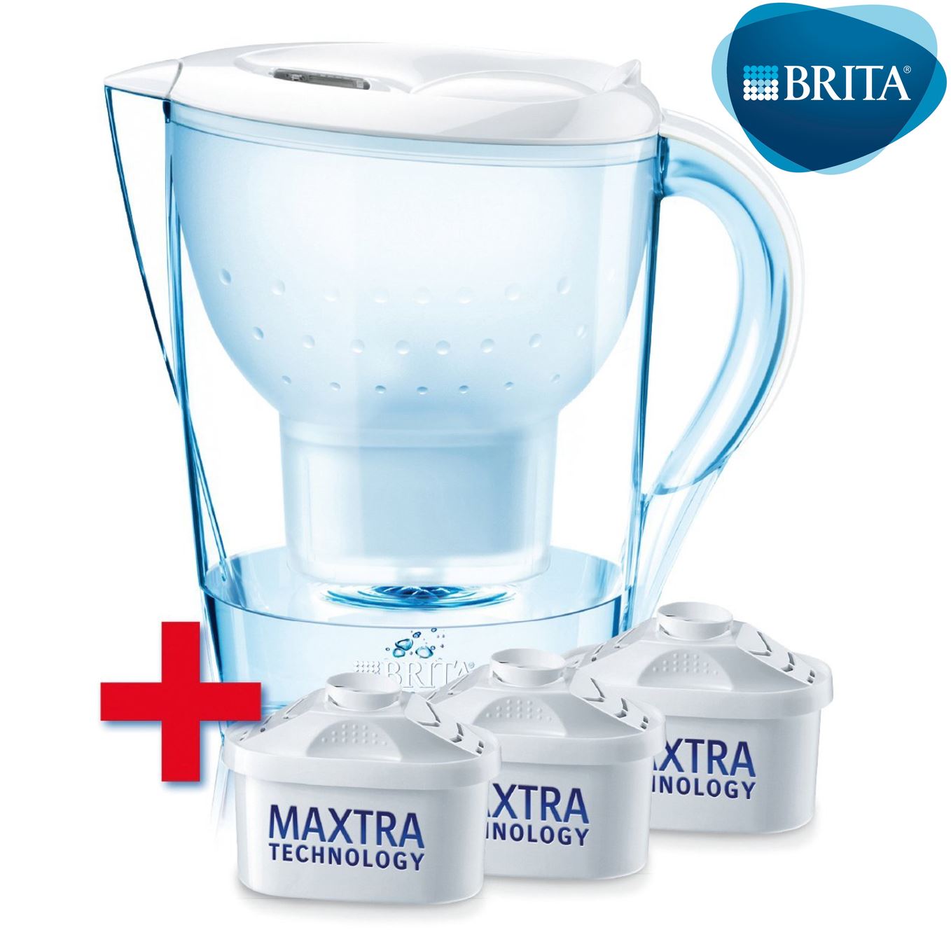 BRITA Marella Water Filter Jug White + 3 Month Starter Pack, 3 Maxtra Cartridges eBay