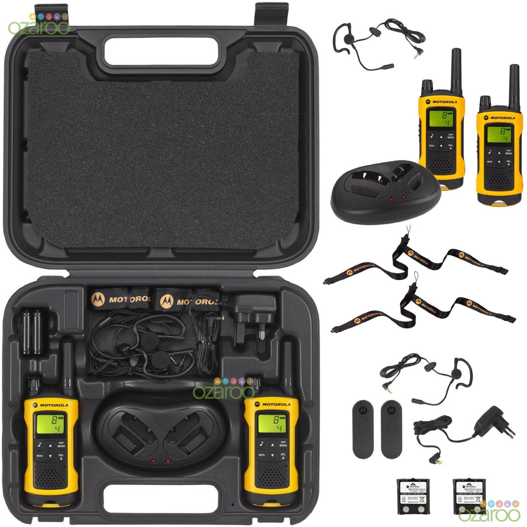 Motorola 10km TLKR T80 Extreme Twin Long Range Walkie Talkie Two-Way ...