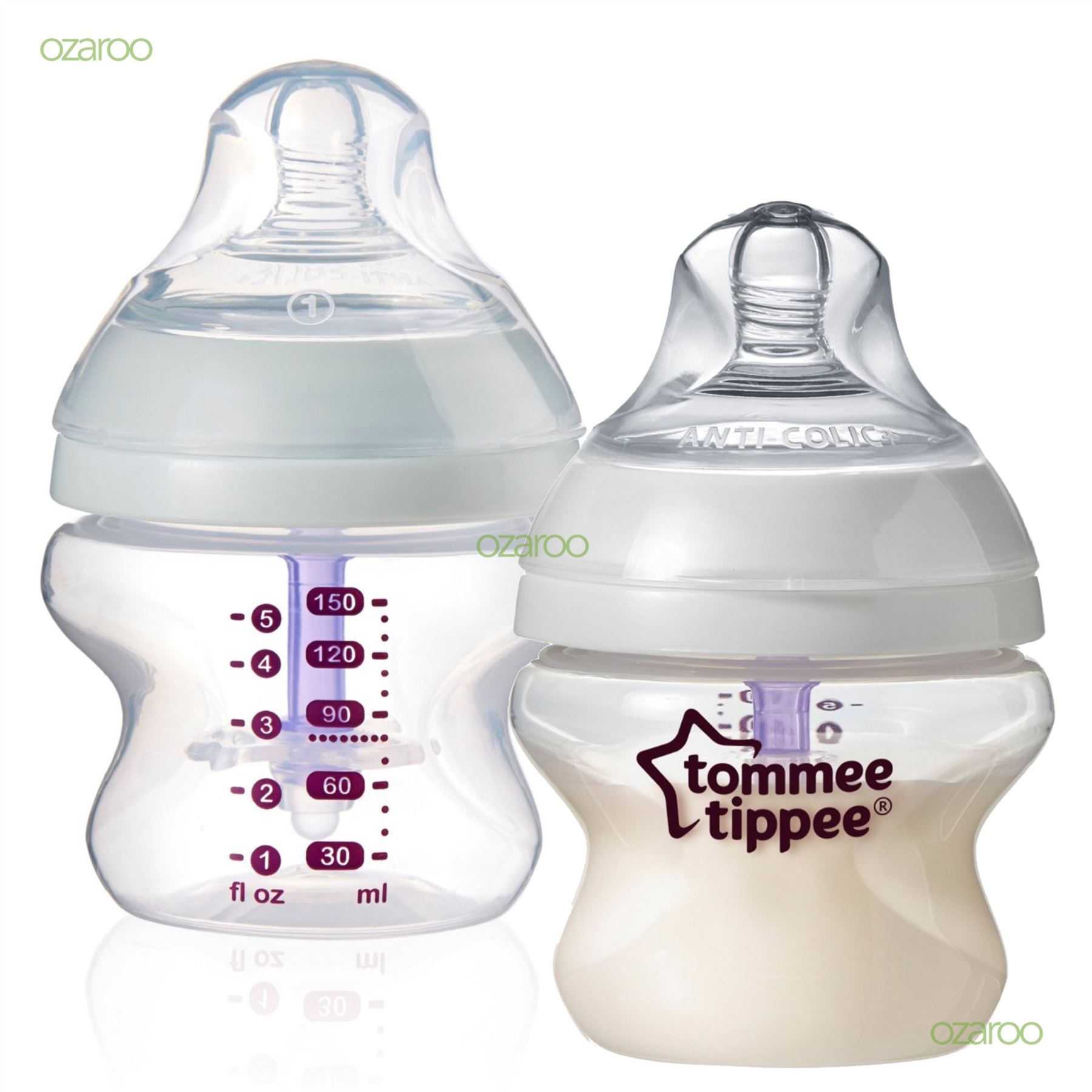 Tommee Tippee Advanced Comfort Anti Colic 150ml Baby Feeding Bottles 2