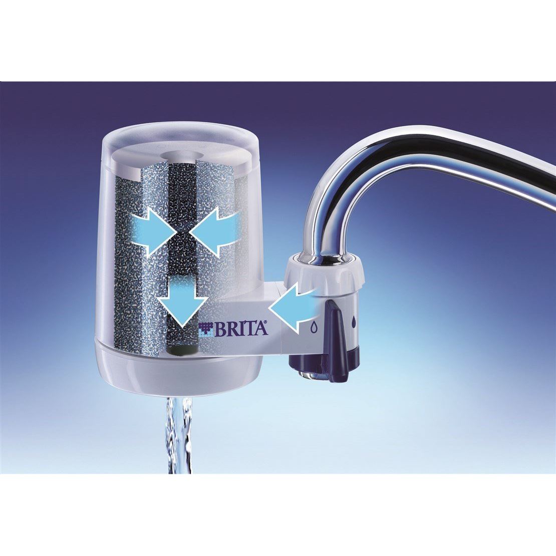 BRITA ON TAP 1200L Water Filter Cleaning Impurity Removal System + 1