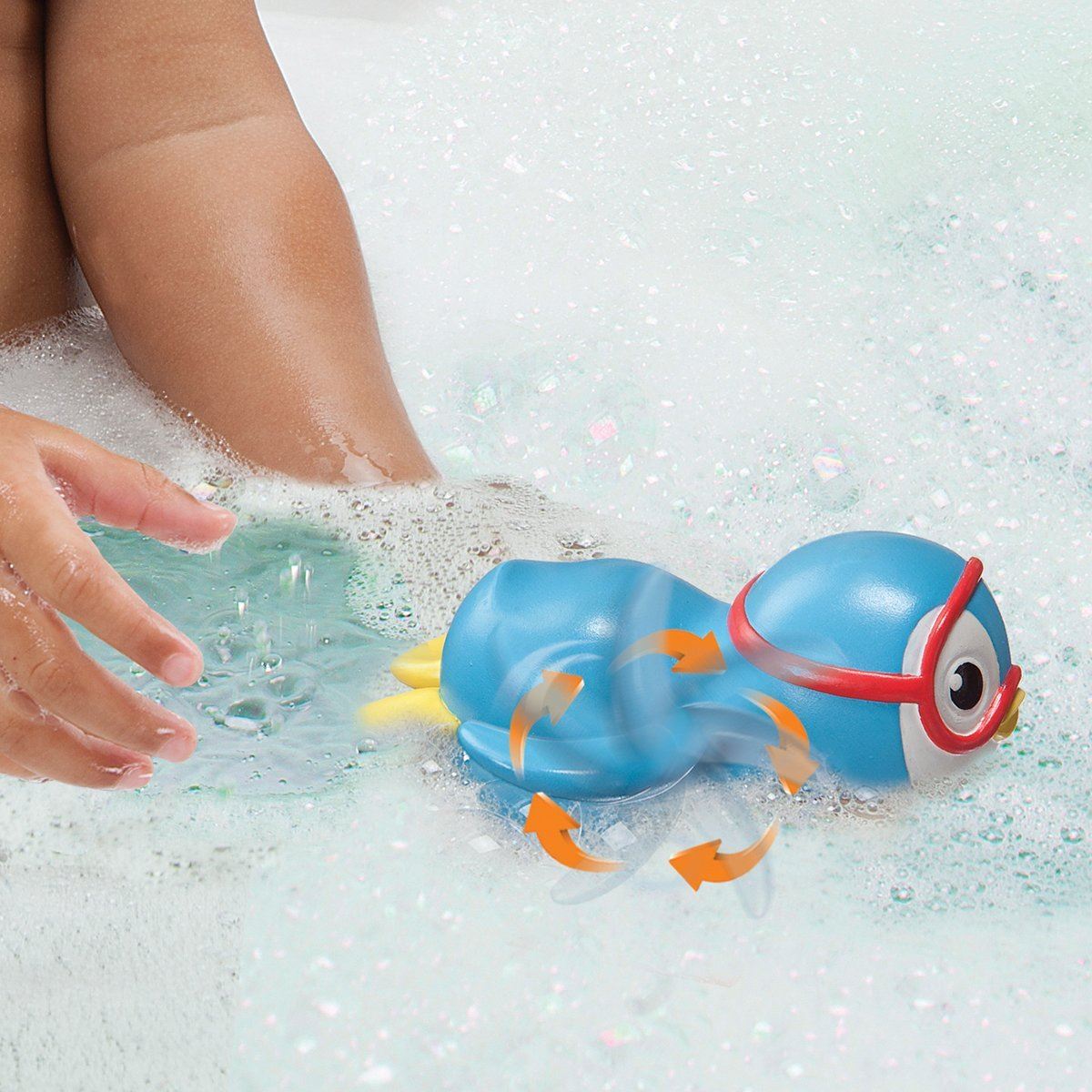 NEW! Munchkin Swimming Scuba Buddy Fun Bathtime Baby/Toddler Swim Toy