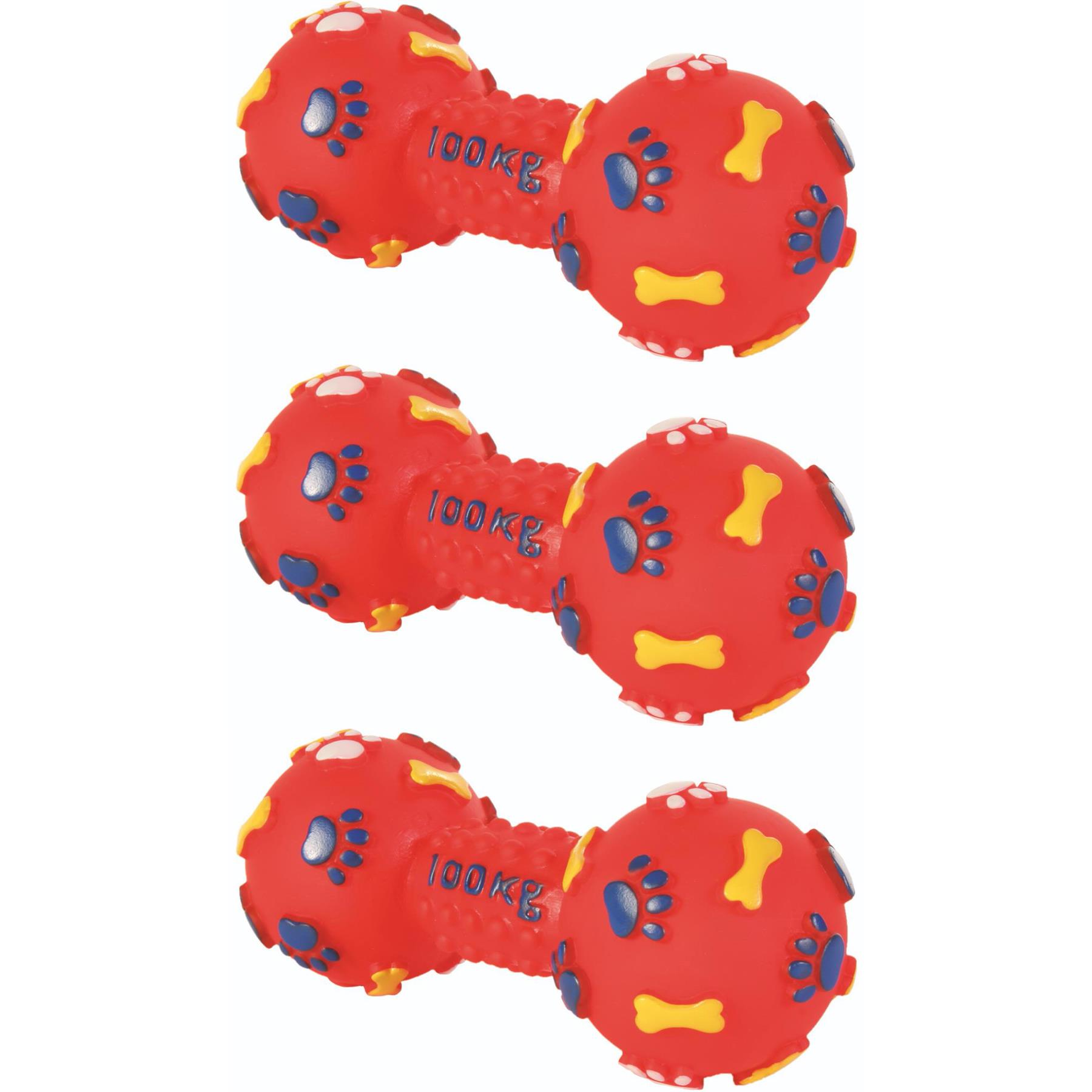 Trixie Dumbbell Bone Dog/Puppy Chew Toy, Assorted Colour Waterproof