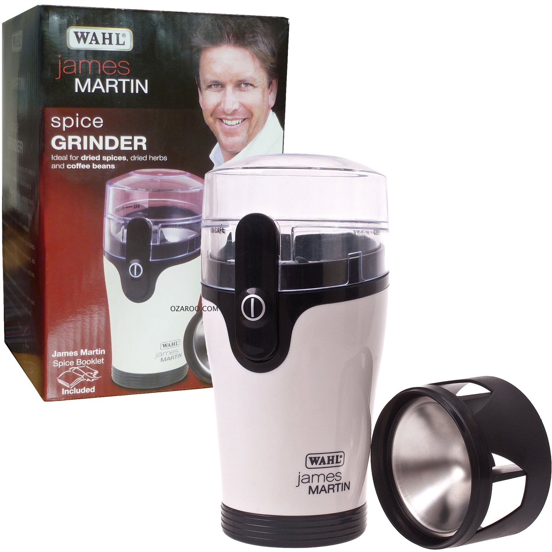 Uncategorized James Martin Kitchen Appliances james martin wahl home kitchen spice grinder white black zx789 with spices recipe booklet black