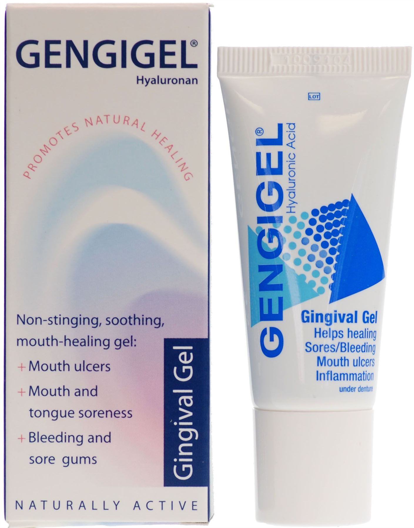 Gengigel Gingival Gel 20 mL Mouth Healing Gel for Ulcers Bleeding Gums