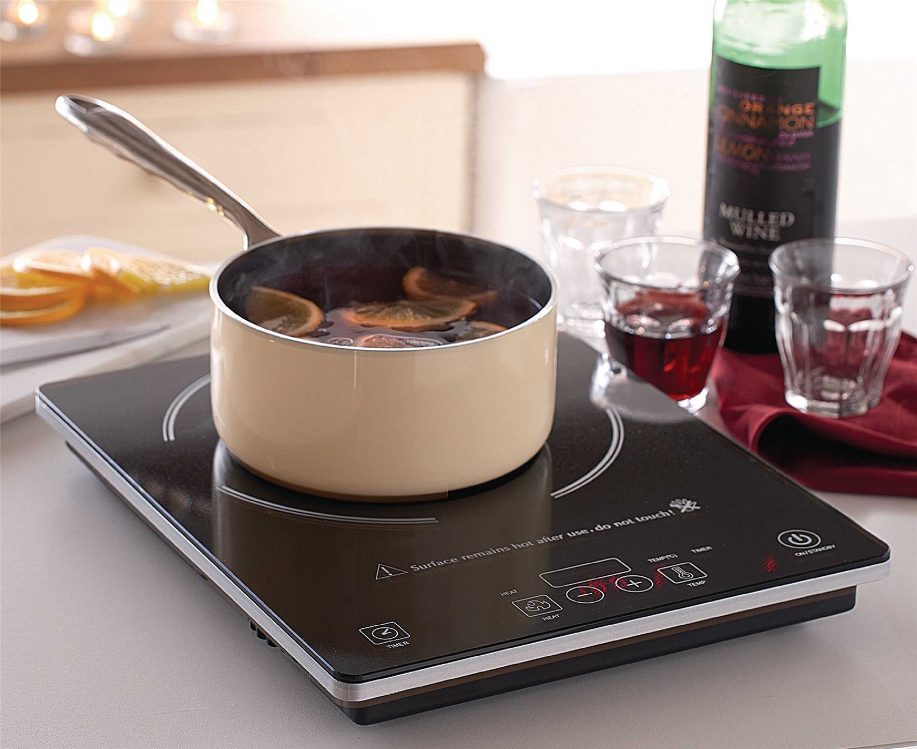 Induction Hob Touch Control Electric Ceramic Heater Cooker Digital
