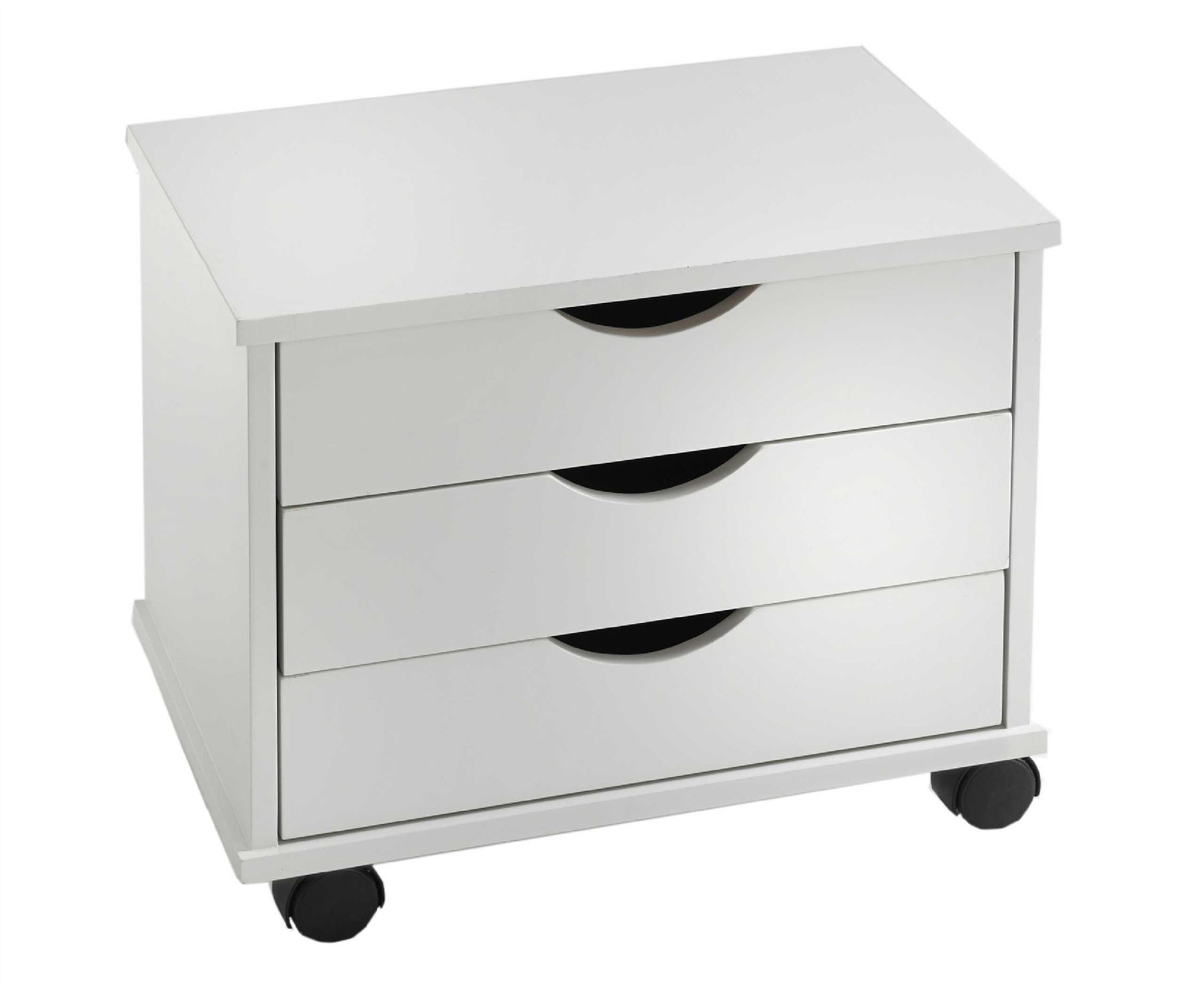 3drawer Salisbury Storage Unit Rolling Home Office Paperwork Portable