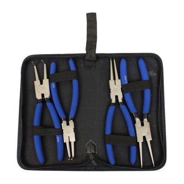 US PRO 1822 4pc 9" Ni-Fe Finish Circlip Pliers Set In Zip - Foto 8
