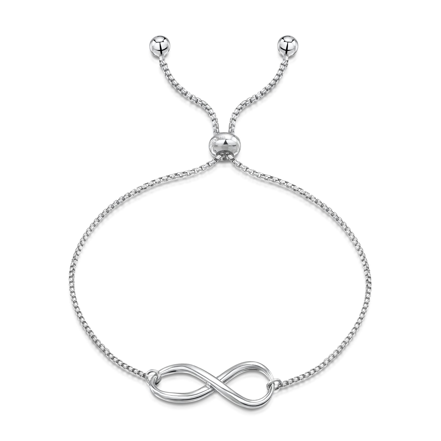 Amberta Real 925 Sterling Silver Charm Bracelet Adjustable Chain for Women Italy Amberta Real 925 Sterling Silver Charm Bracelet Adjustable Chain for Women Italy