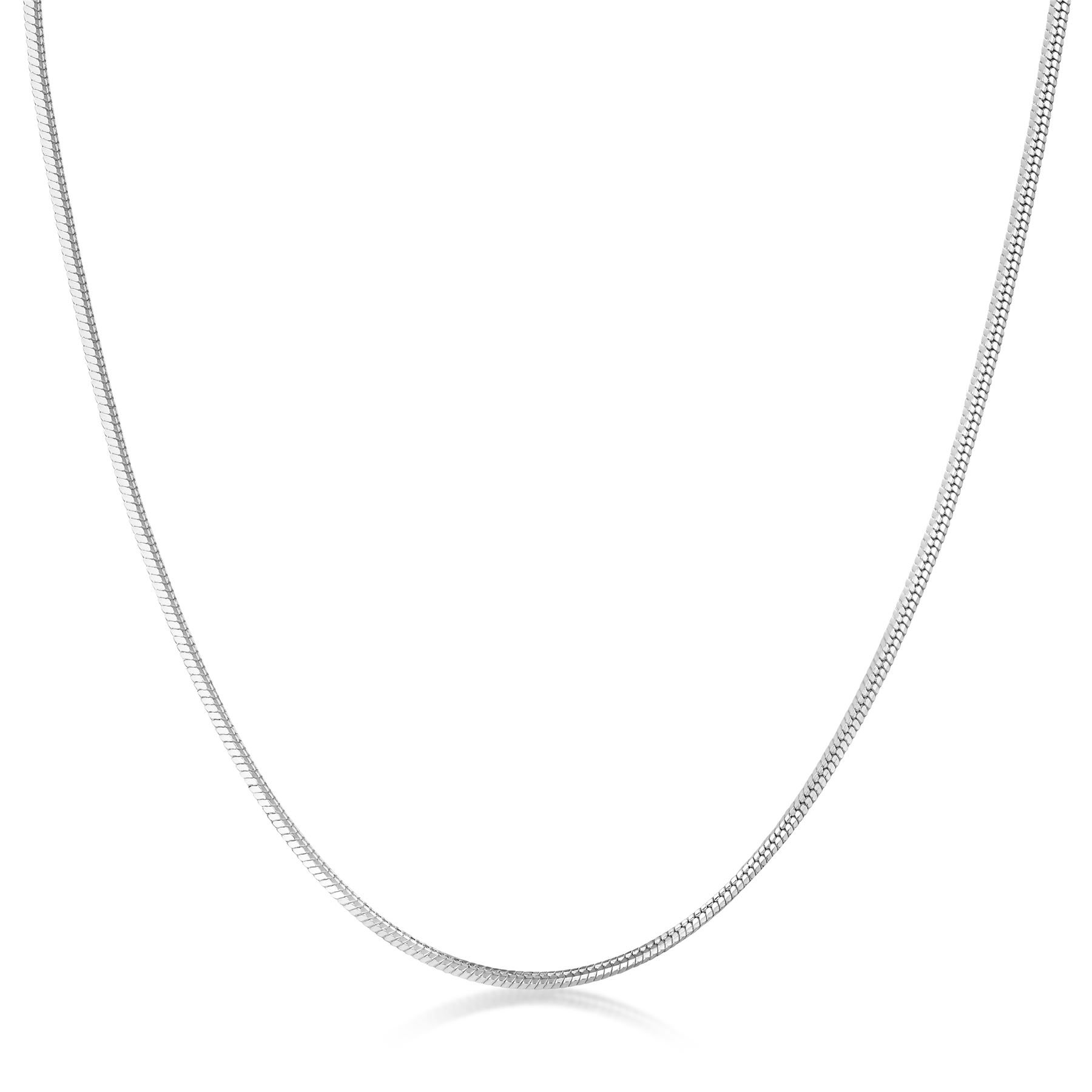 Amberta Jewelry Solid Real 925 Sterling Silver Chain Necklace Made in