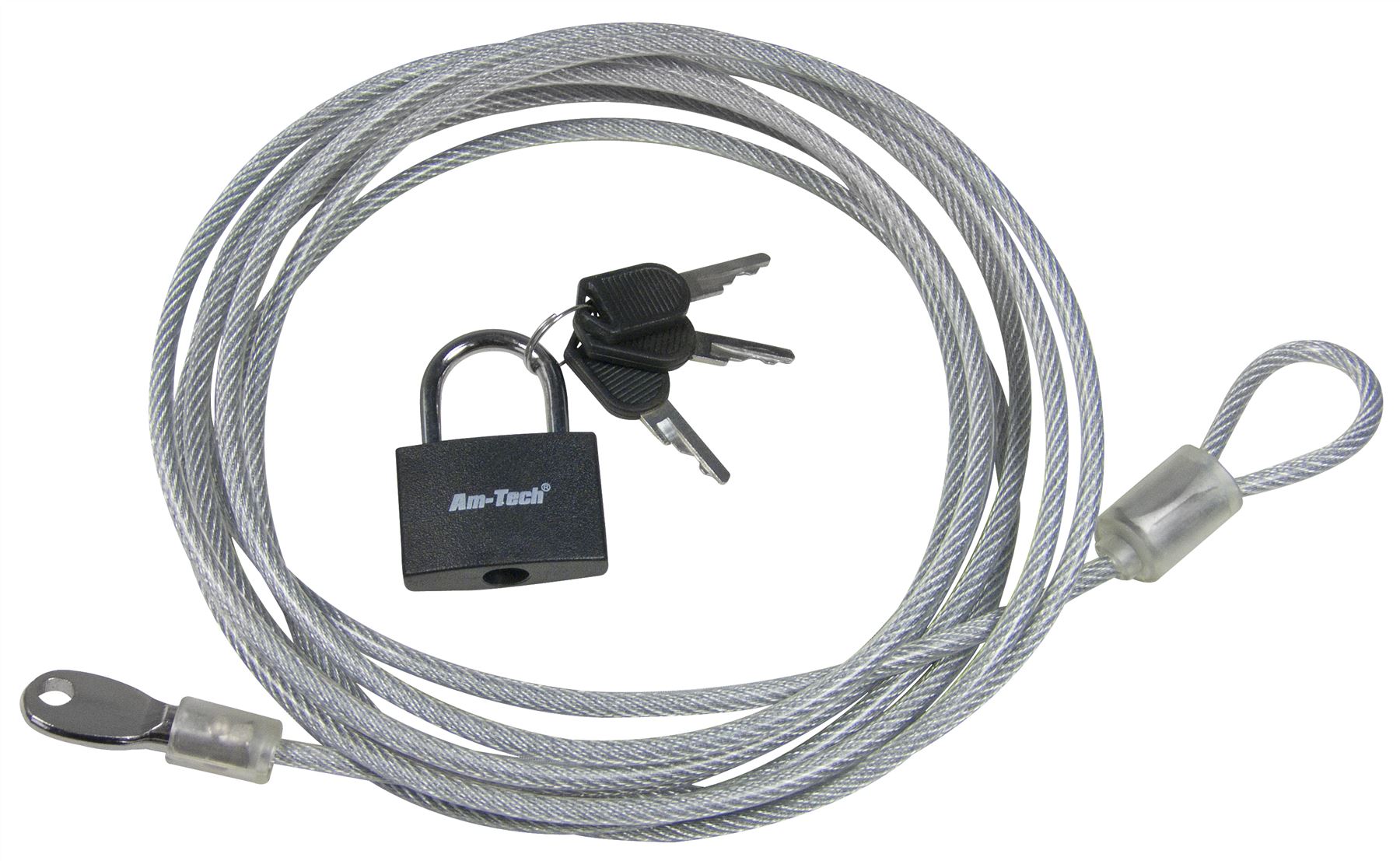 3M SECURITY CABLE LOCK STRONG STEEL WIRE SAFETY BIKE LAPTOP MONITOR