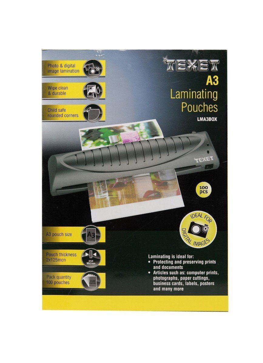 texet laminating pouches