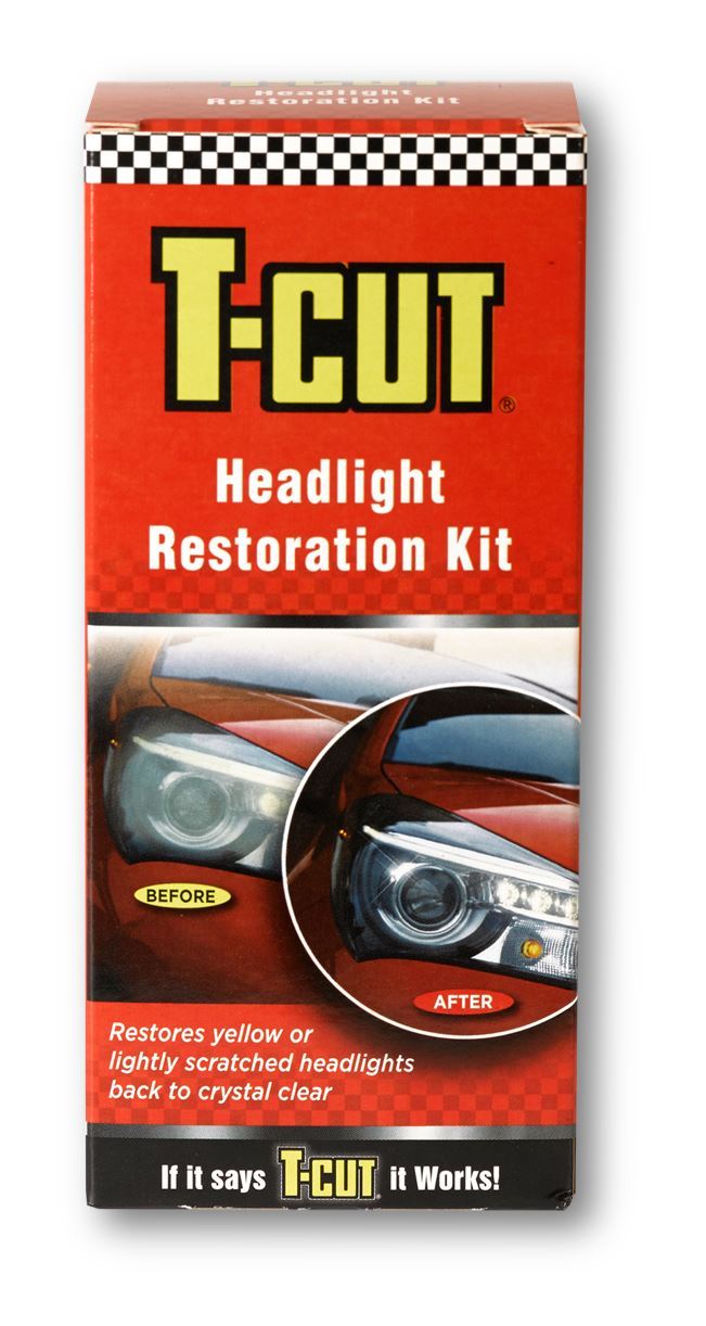 TCut Headlight Restoration Kit Polishing Compound And Restorer Sealant