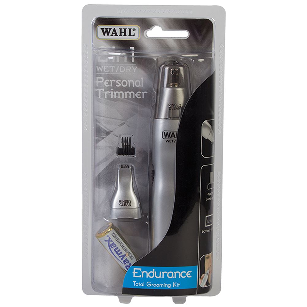 Wahl 5545516 Wet/Dry 2 In 1 Nose/Nasal/Ear/Eyebrow Clipper Trimmer