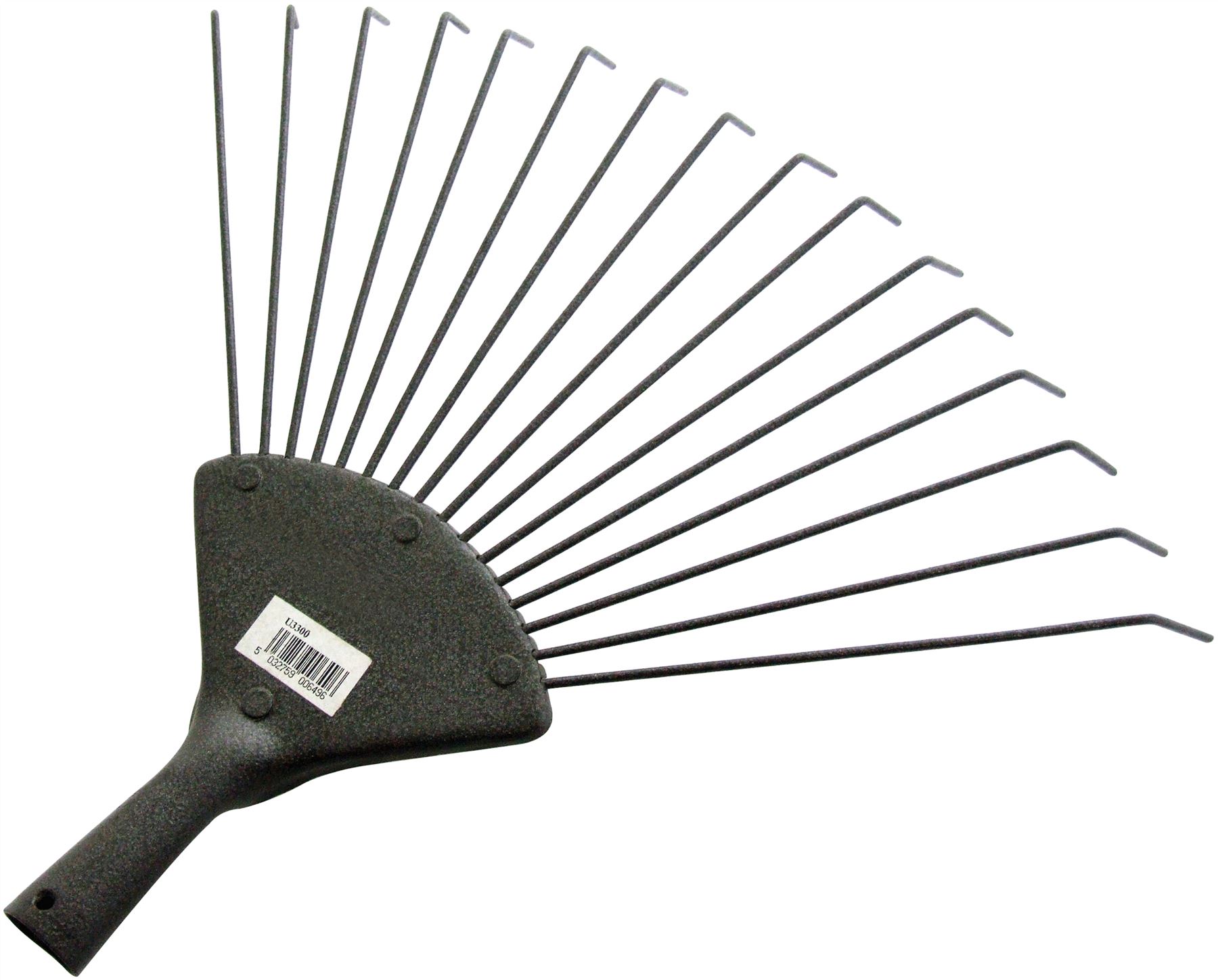 AmTech 16 Tooth Lawn Rake Carbon Steel Replacement Head For Lawn