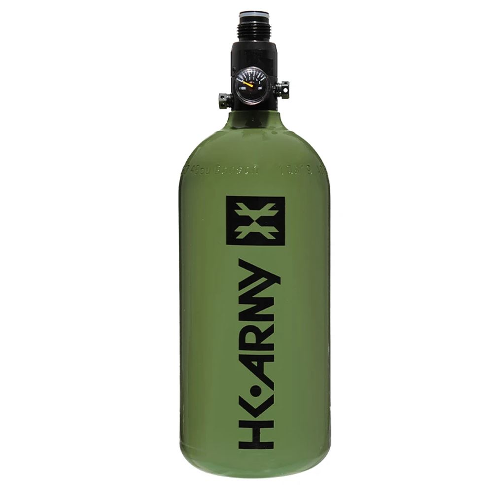 HK Army 48/3000 Aluminum Compressed Air HPA Paintball Tank Olive