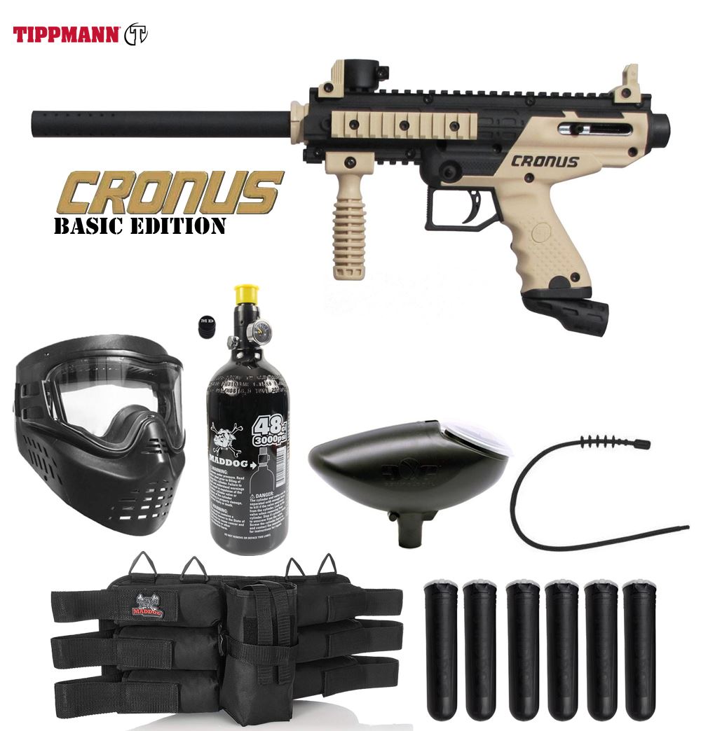 Maddog Tippmann Cronus Basic Tactical Titanium HPA Paintball Gun