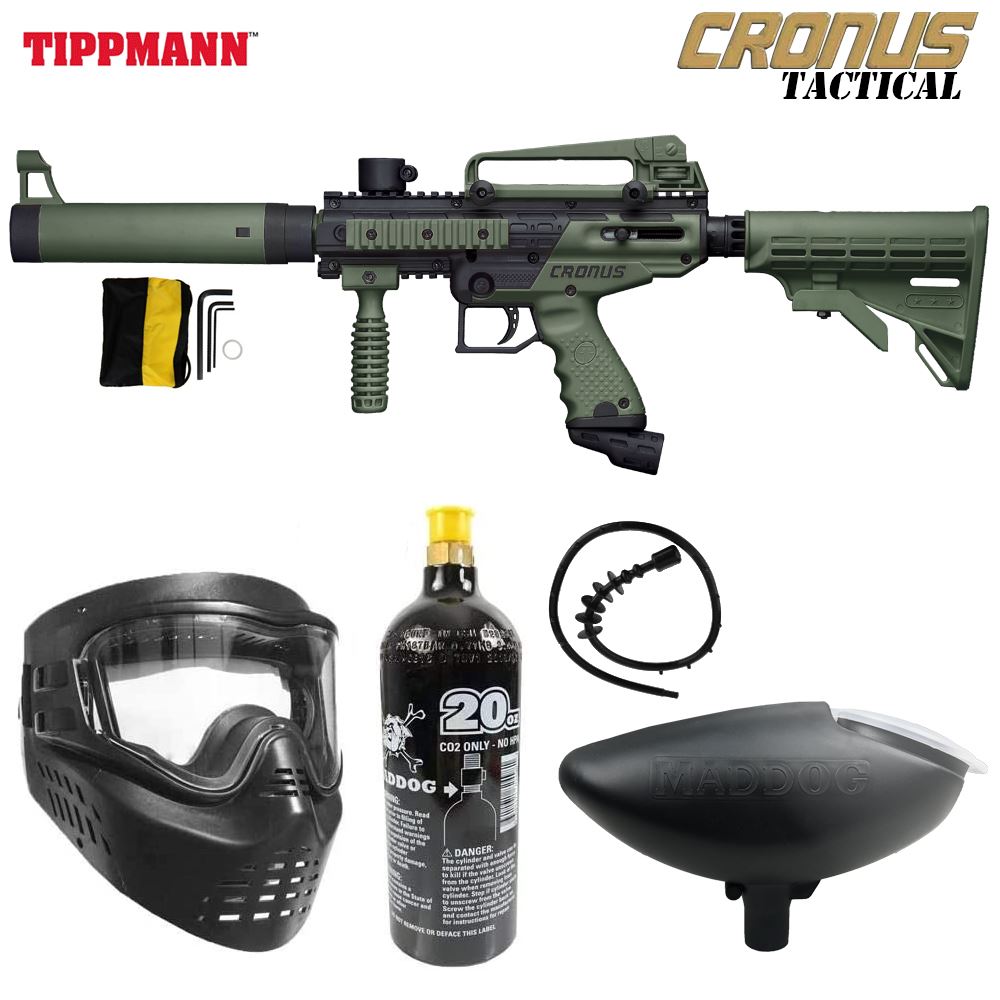 Maddog Tippmann Cronus Tactical Bronze CO2 Paintball Gun Starter