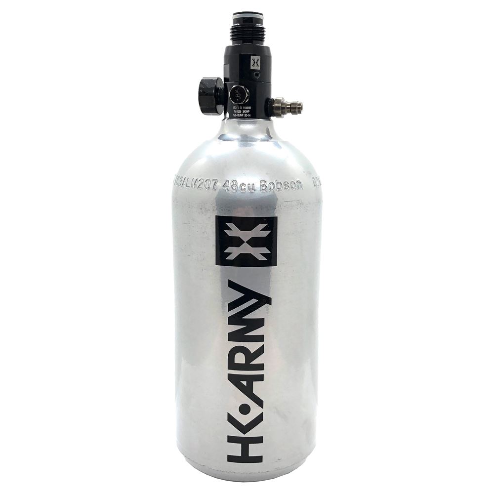HK Army 48/3000 Aluminum Compressed Air HPA Paintball Tank Gunmetal