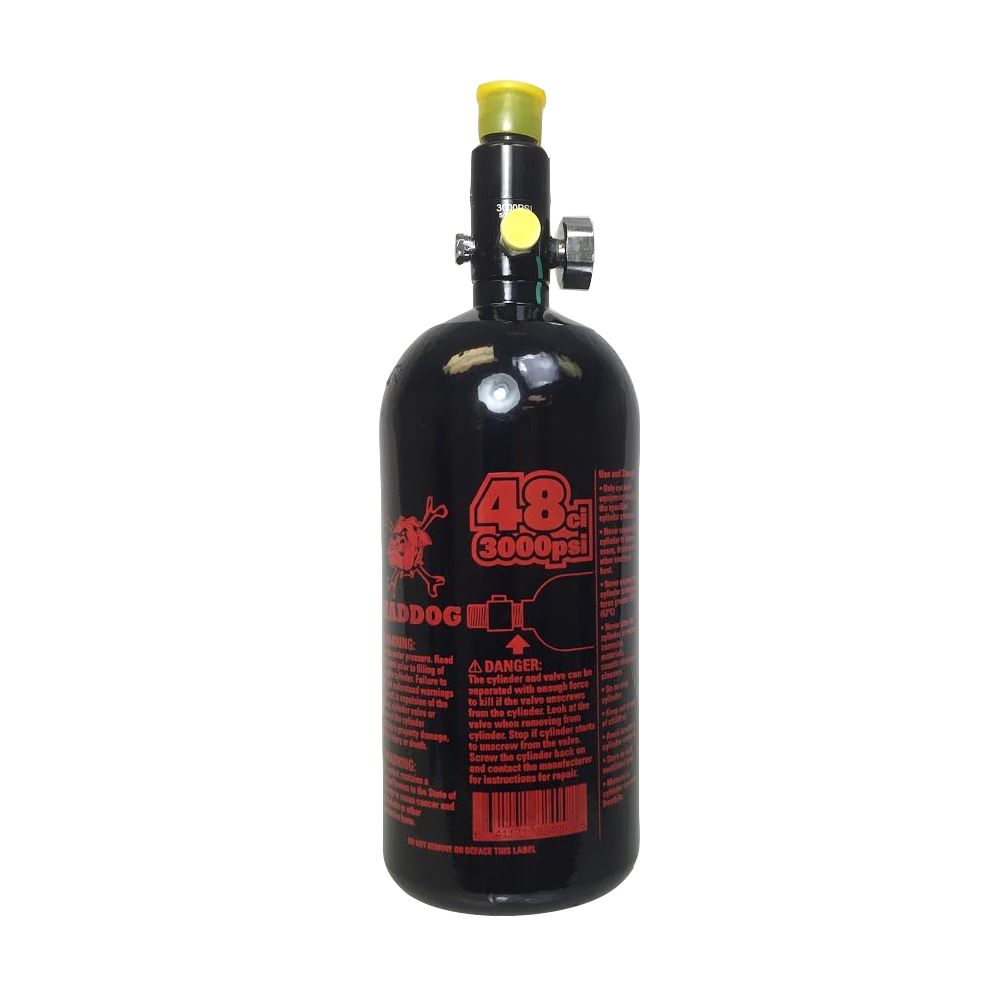 Ninja 48CI CU 3000PSI High Pressure Air HPA N2 Steel Paintball Tank