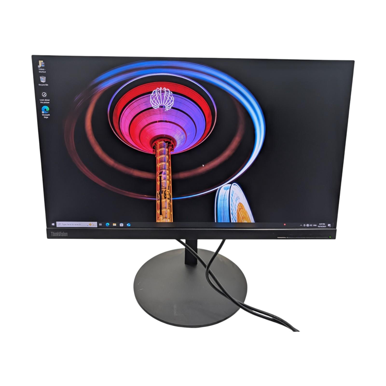 Lenovo P24q-10 23.8” Widescreen QHD 2560x1440 LCD Monitor Grade-B