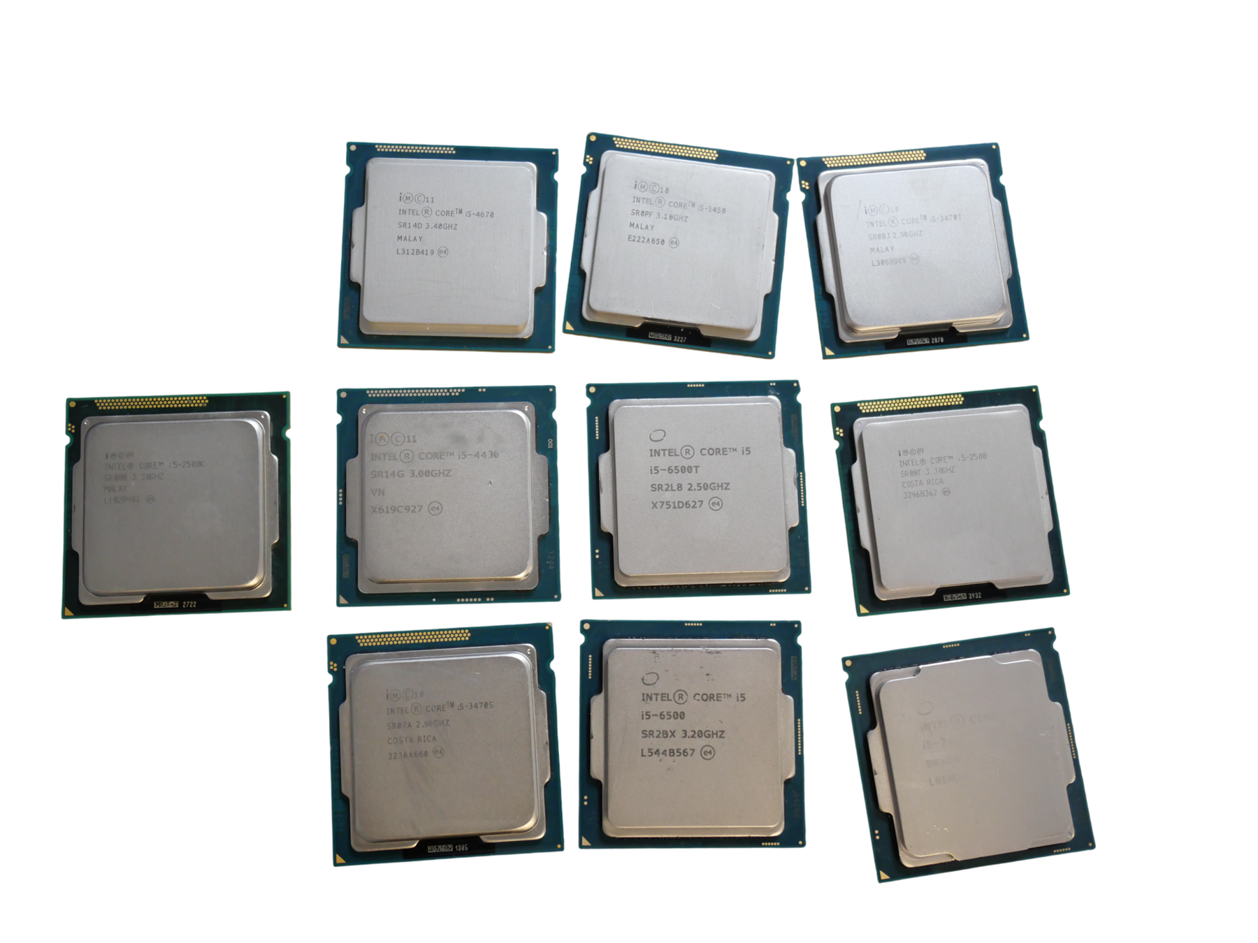 Lot 12 Intel Core Mix CPU Processor - Free shipping