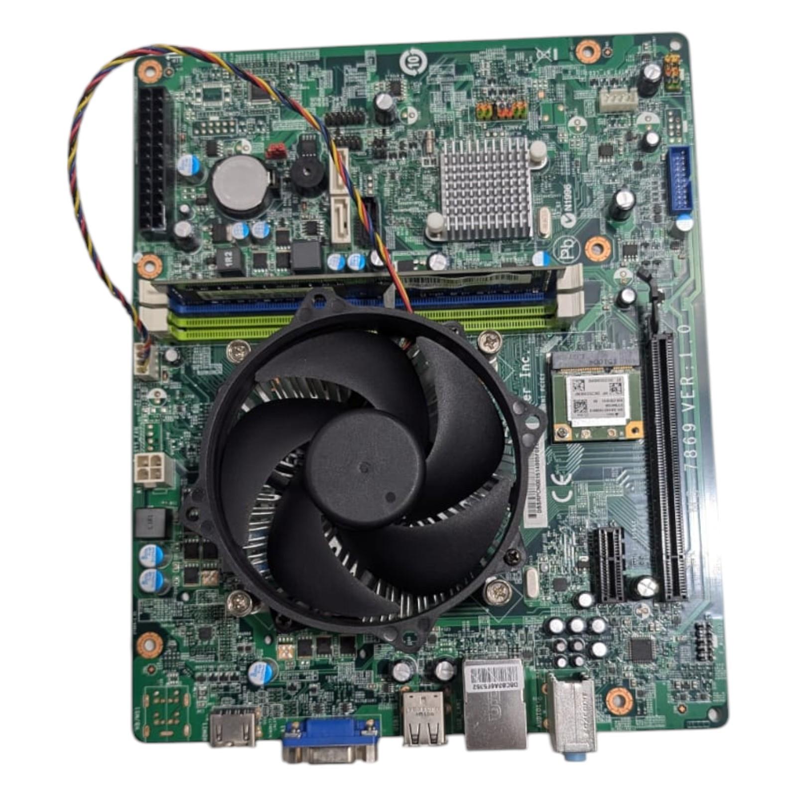 Acer MS-7869 Ver 1.0 LGA1150 Motherboard W/Heatsink & i3-4130