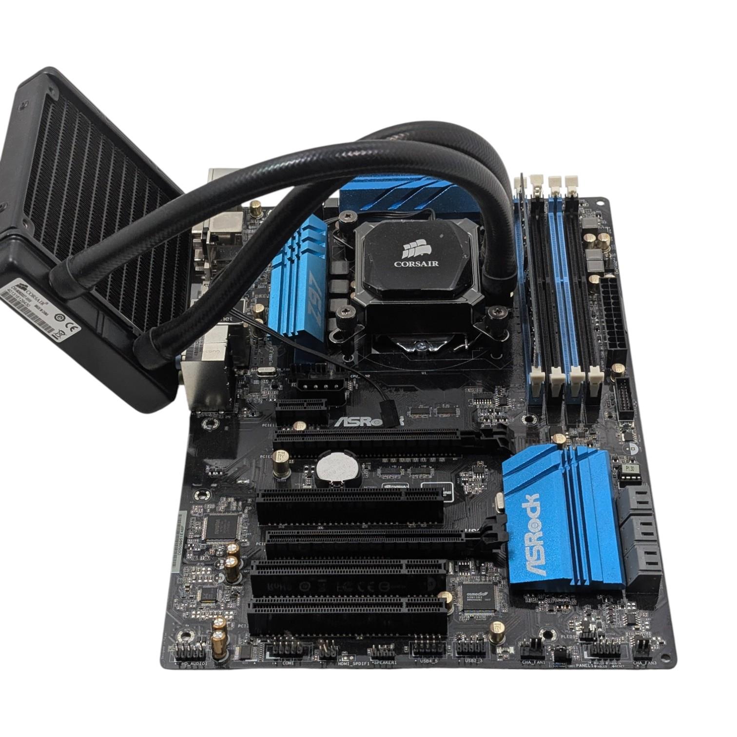 ASROCK Z97 Extreme3 Motherboards Intel Z97 DDR3 -I5-4690K-HeatSink