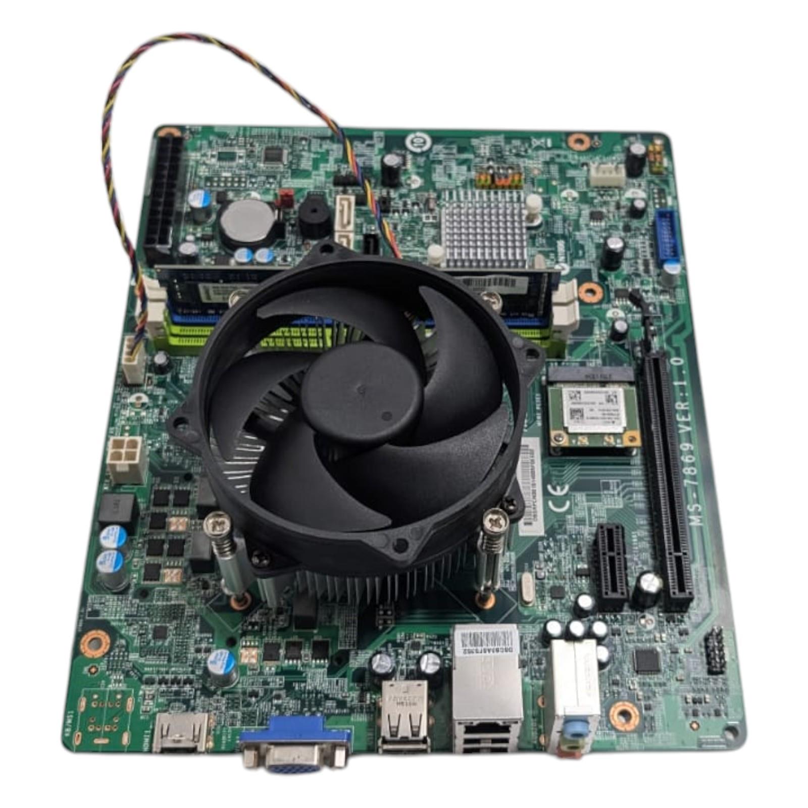 Acer MS-7869 Ver 1.0 LGA1150 Motherboard W/Heatsink & i3