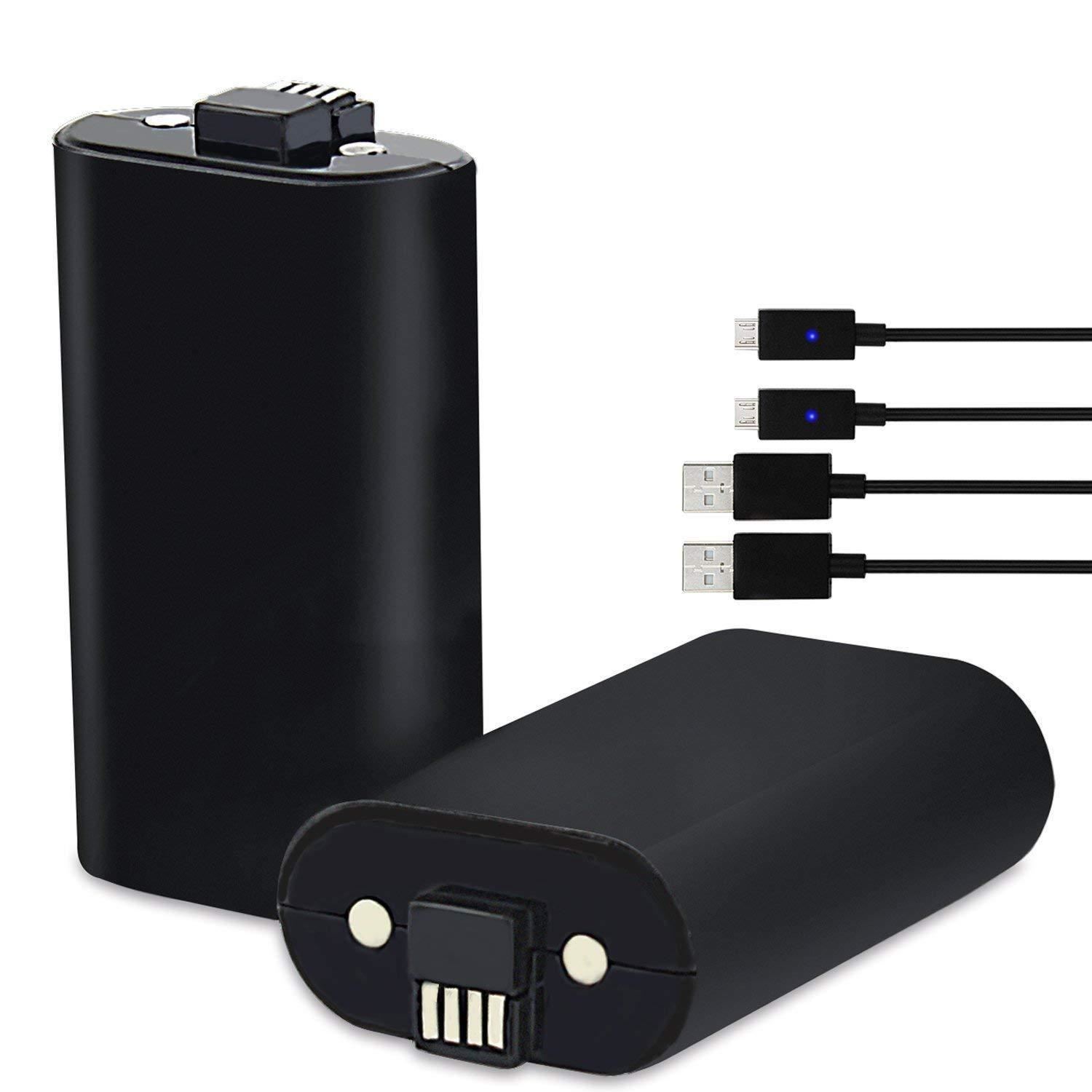 Xbox One Controller Rechargeable Batteries 1200mAh with 2 meter Cables