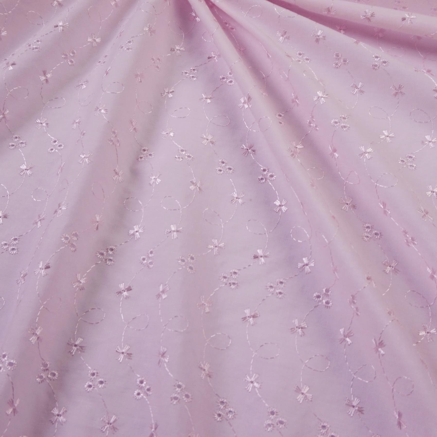 3 Hole Broderie Anglaise Polycotton Embroidered Fabric 150cm Wide Sold by metre 3 Hole Broderie Anglaise Polycotton Embroidered Fabric 150cm Wide Sold by metre