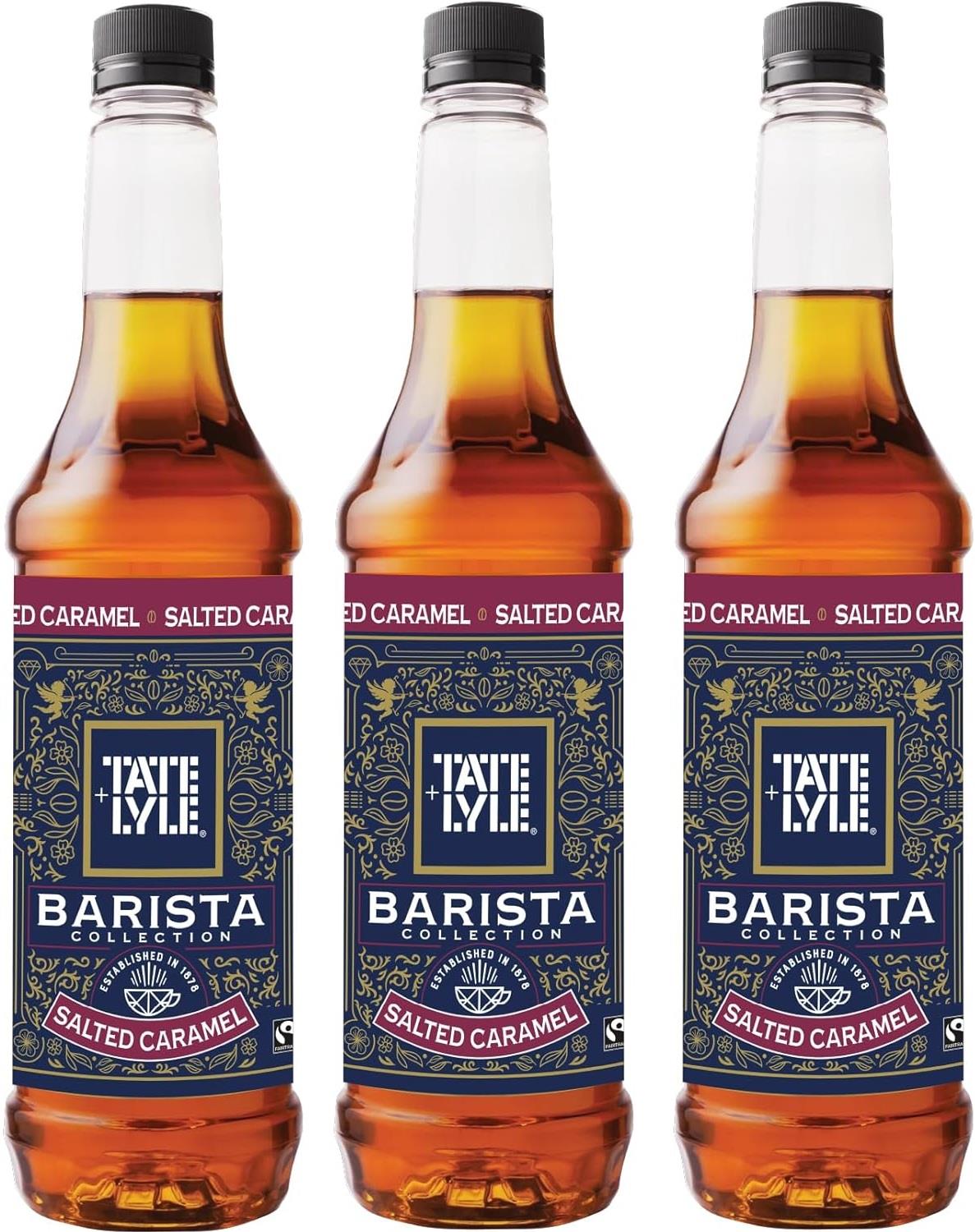Tate & Lyle Fairtrade Salted Caramel Coffee Syrup 750ml | For Hot & Cold Drinks - Picture 4 of 6