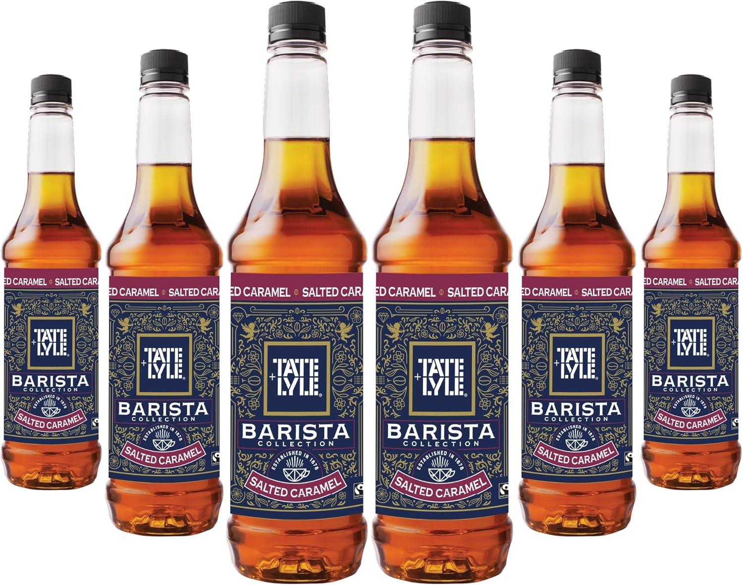 Tate & Lyle Fairtrade Salted Caramel Coffee Syrup 750ml | For Hot & Cold Drinks - Picture 6 of 6