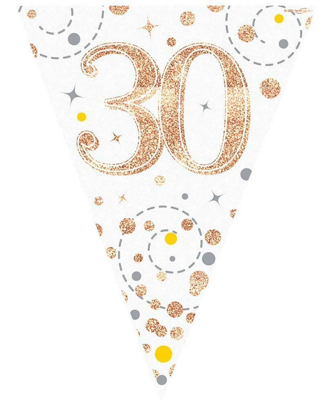 Birthday Party Decorations Happy Birthday Holographic Bunting Sparkling Banners - Picture 27 of 32