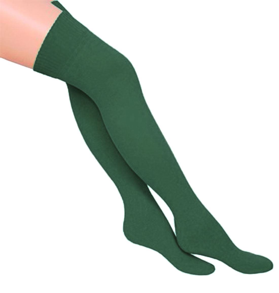 Ladies Plain Printed Over the Knee Socks Womens Party Wear Checked Bow OTK Socks - Picture 7 of 49