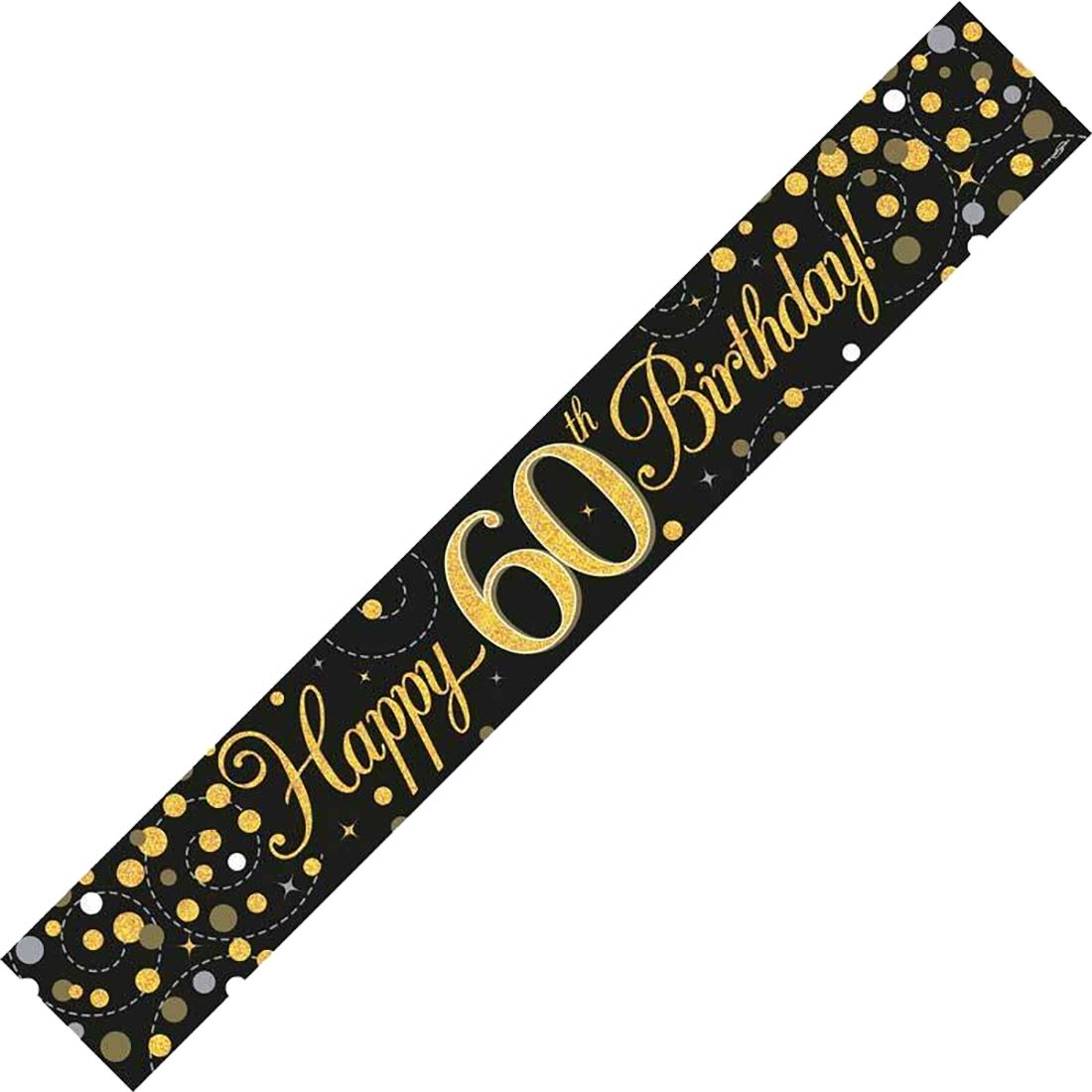 Birthday Party Decorations Happy Birthday Holographic Bunting Sparkling Banners - Picture 8 of 32