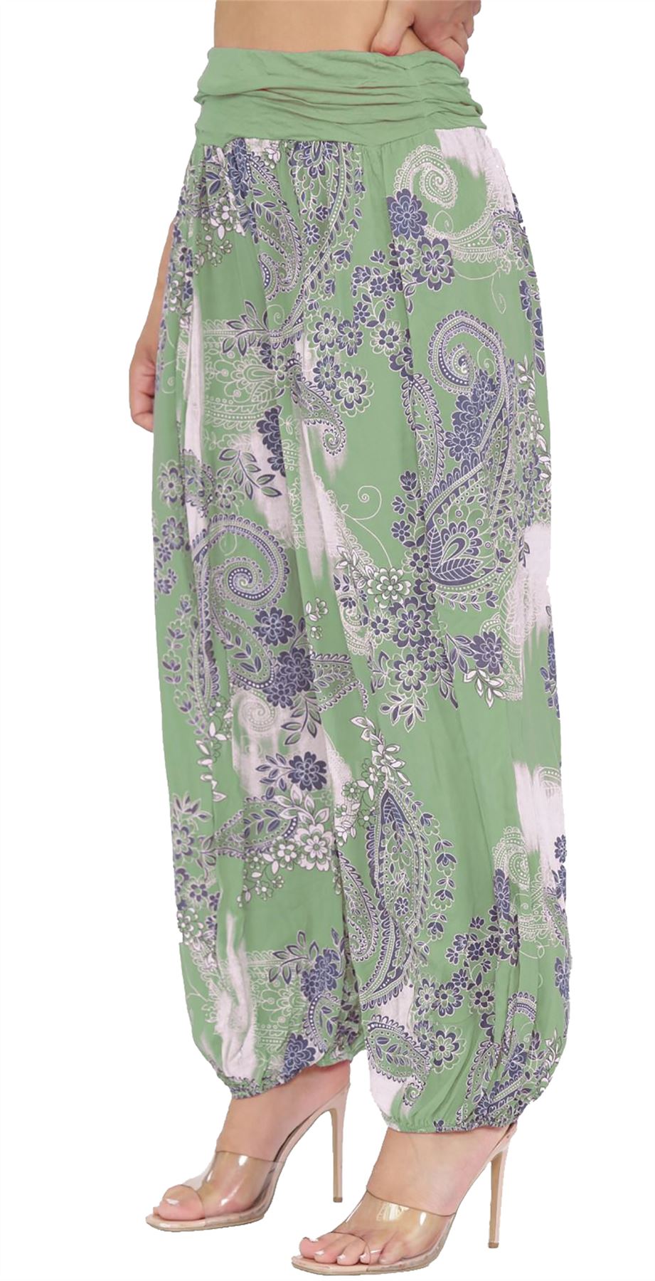 Moda Donna Pantaloni Larghi Larghi a Vita Alta Pantaloni Lunghi Casual