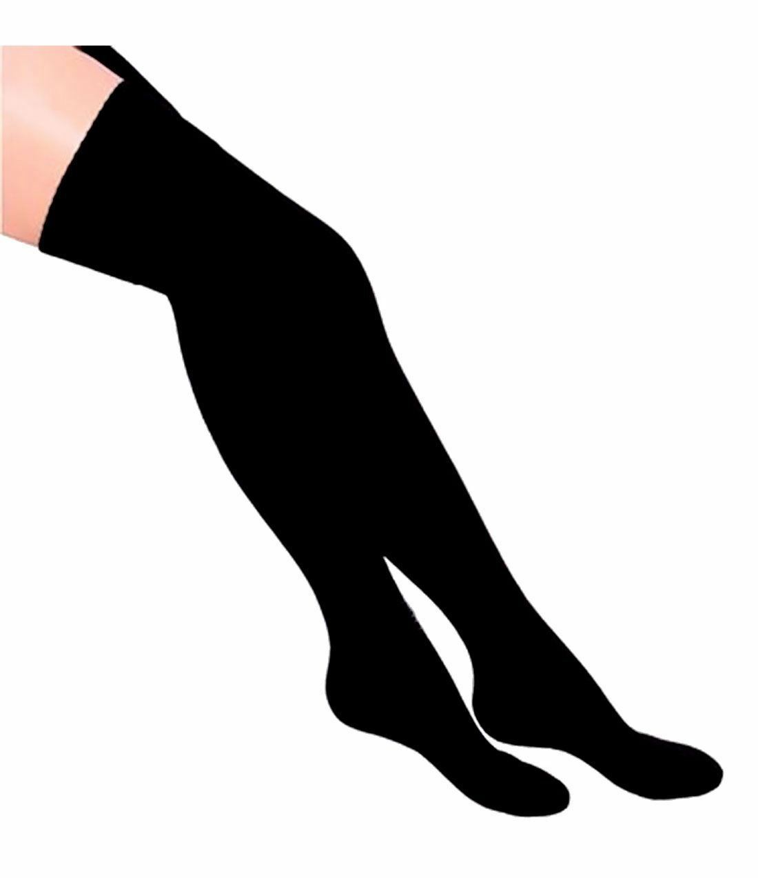 Ladies Plain Printed Over the Knee Socks Womens Party Wear Checked Bow OTK Socks - Picture 5 of 49