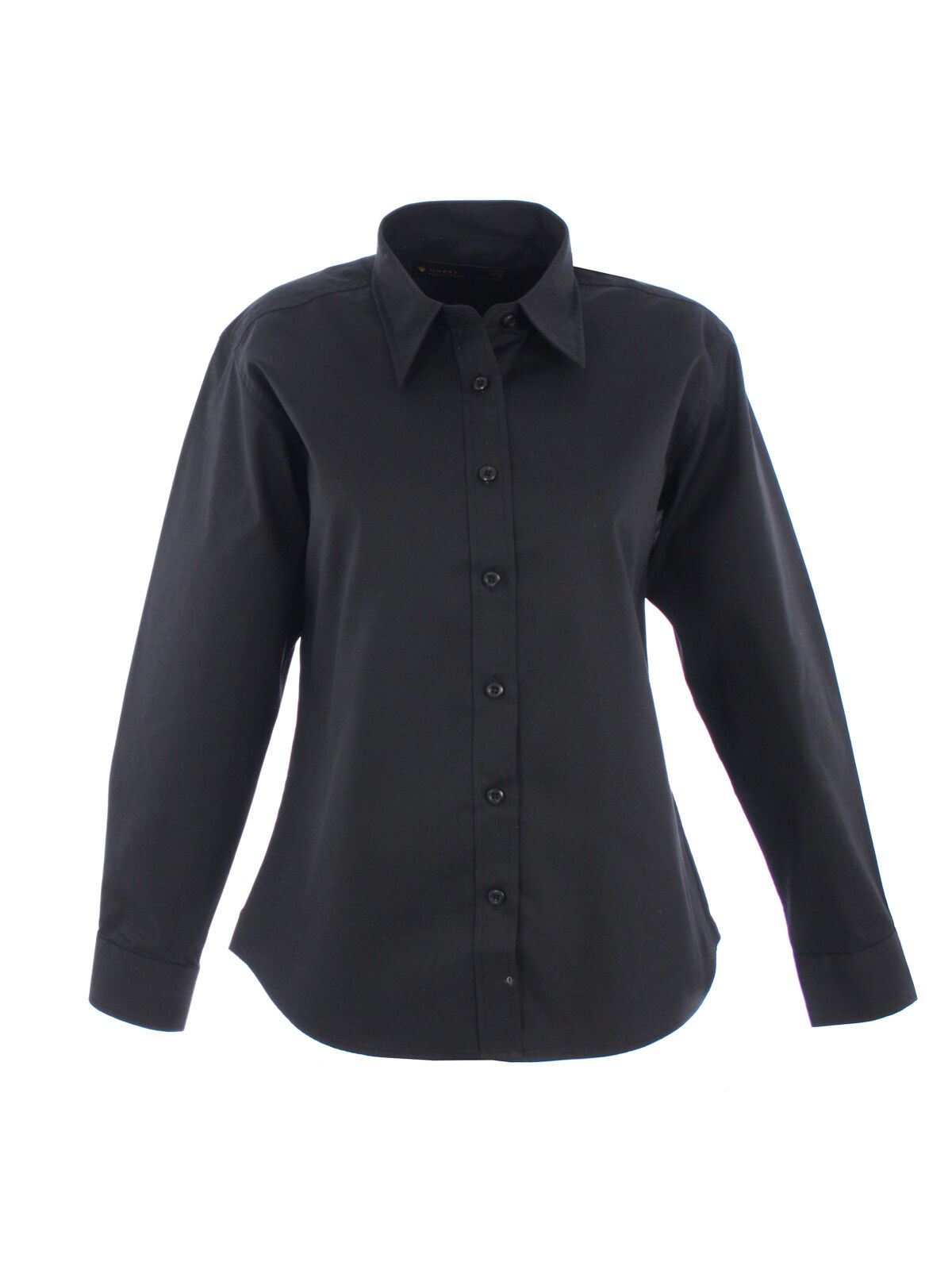 Pinpoint Button Down Stretch Shirts Damen Uni Langarm Anzugshirts - Bild 3 von 10
